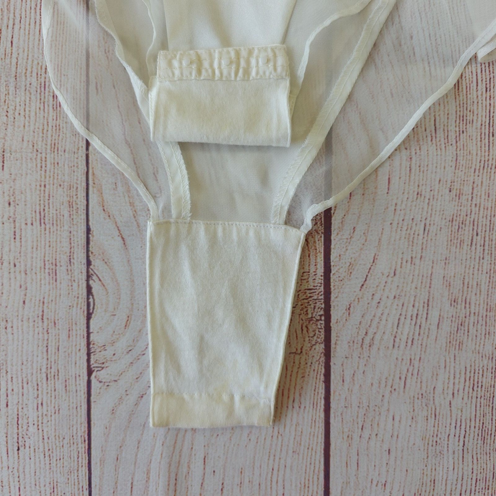 Victoria's Secret Vintage 90s embellished lace chiffon teddy sz M Size ONE SIZE - 6 Thumbnail