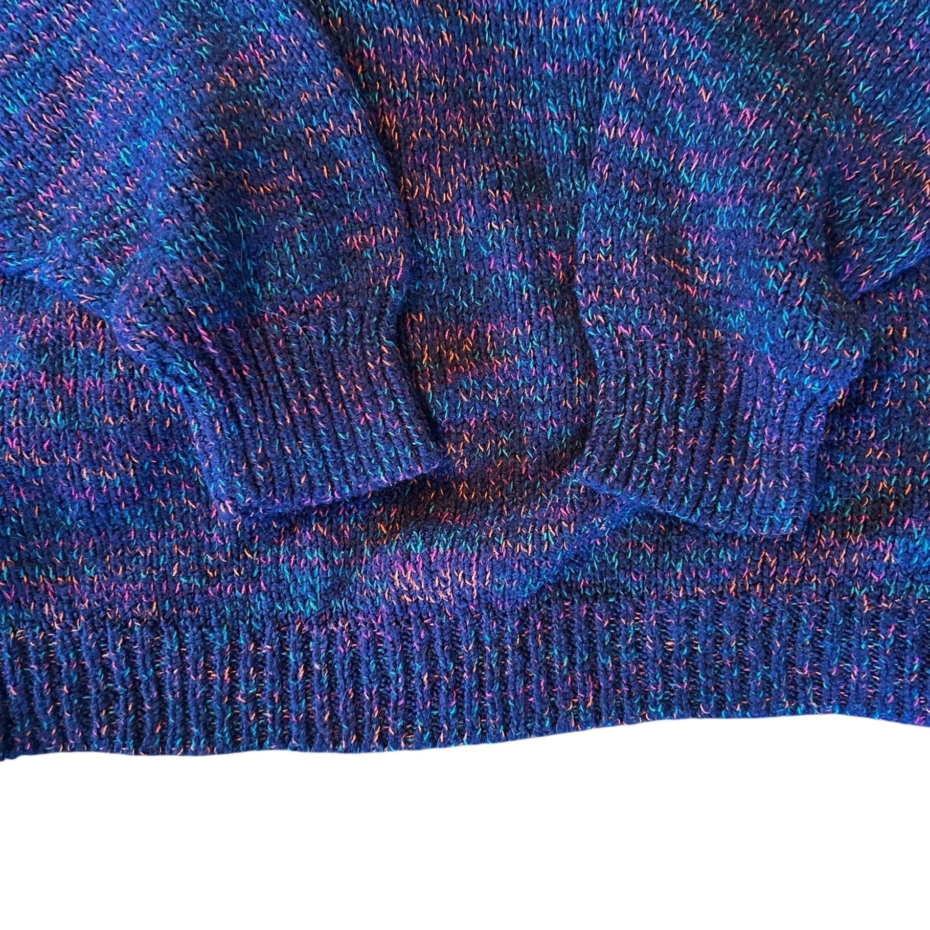 Vintage Vintage Victoria Jones Retro Speckled Cardigan Sweater Size L / US 10 / IT 46 - 3 Thumbnail