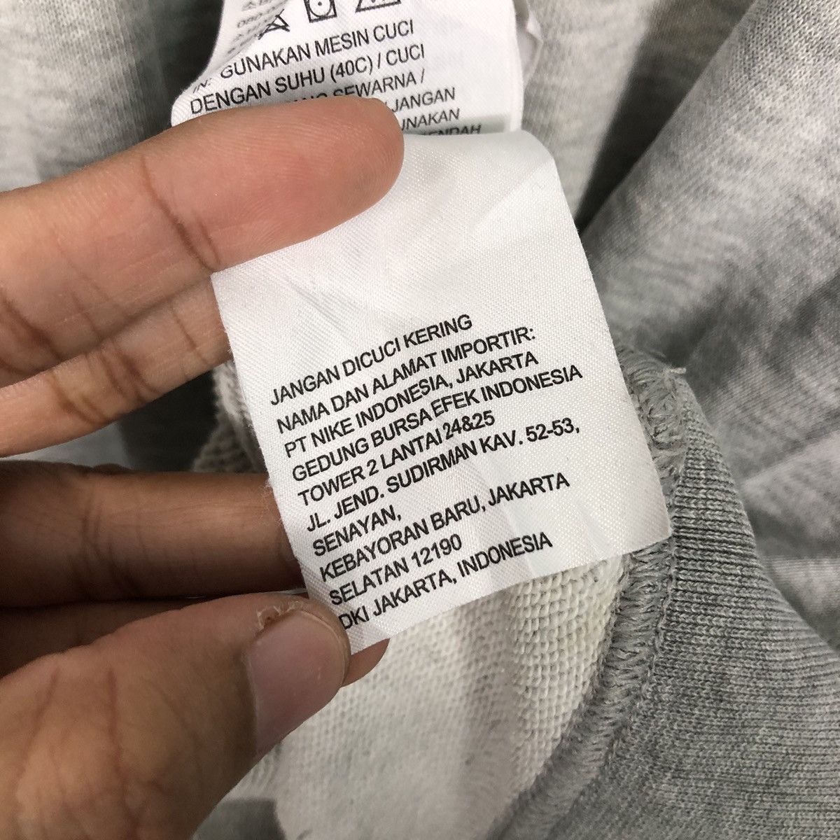 Nike 📌Rich Grey Sweatshirt Nike Small Pony Streetwear Design Size US L / EU 52-54 / 3 - 21 Thumbnail