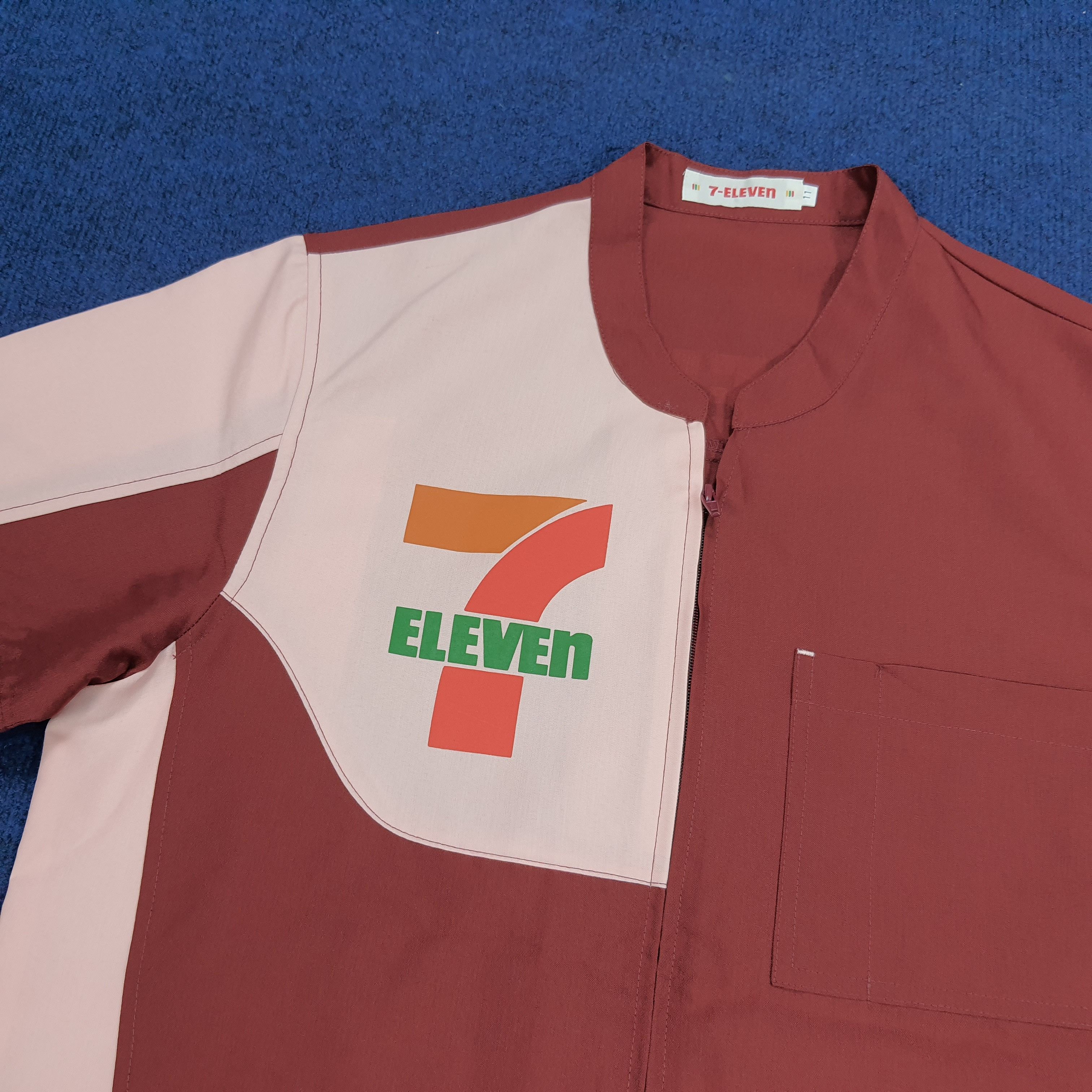Japanese Brand × Vintage Vintage 7 Eleven Japan Staff Worker Uniform Jacket Size US S / EU 44-46 / 1 - 2 Thumbnail
