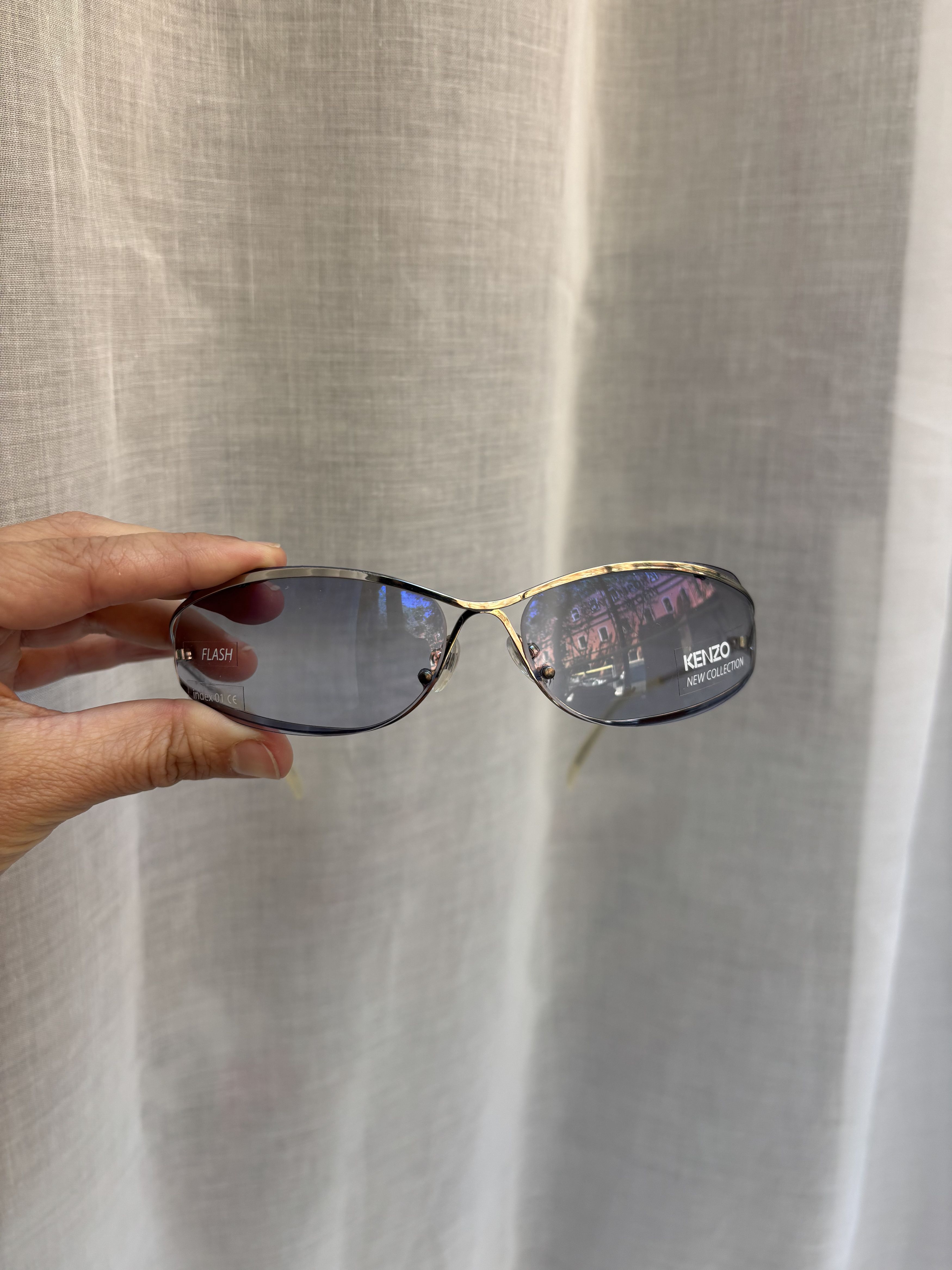 Kenzo Kenzo Sunglasses New Vintage Sport Pop Motard Ski Size ONE SIZE - 2 Thumbnail