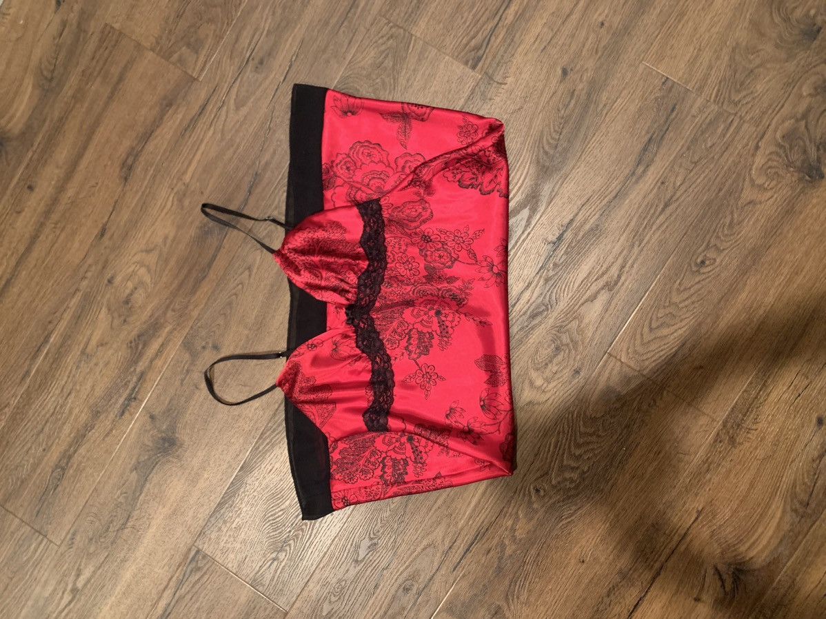 Apt. 9 Red and Black Cami Silk Dress Size M / US 6-8 / IT 42-44 - 4 Thumbnail