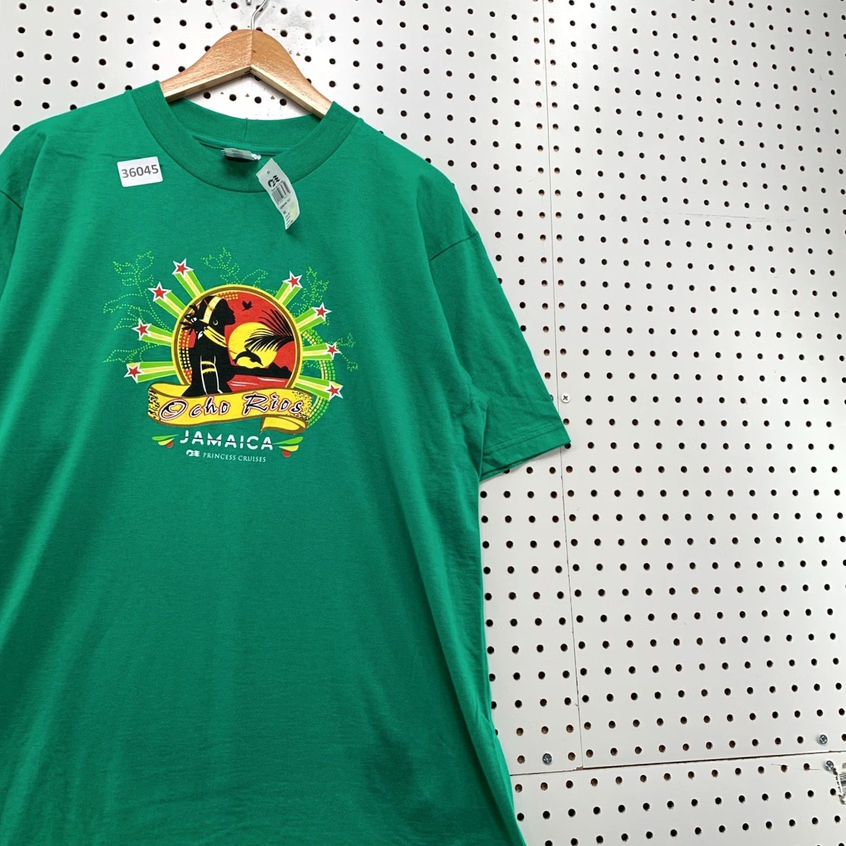 Vintage VINTAGE Princess Cruises Jamaica Shirt Mens XL Green Single Stitch T-Shirt Size US XL / EU 56 / 4 - 4 Thumbnail