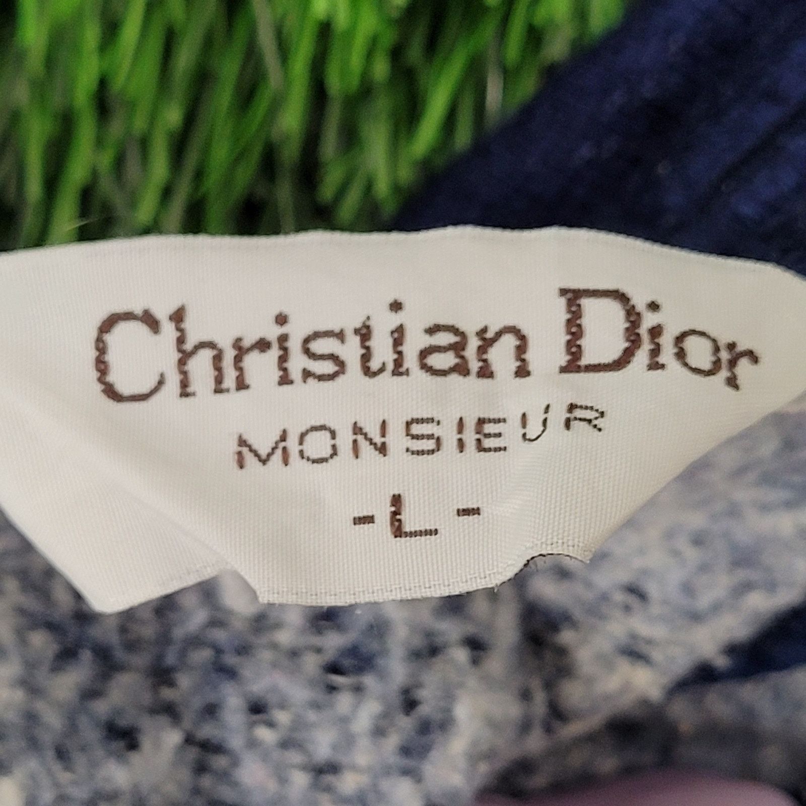 Vintage Vintage Christian-Dior Monsieur Sweatpants Large Navy-Blue Size US 38 / EU 54 - 6 Thumbnail