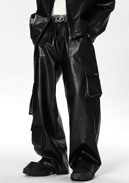 Jean Matsumoto x Han Pu Leather Pant Size US 28 / EU 44 - 1 Thumbnail