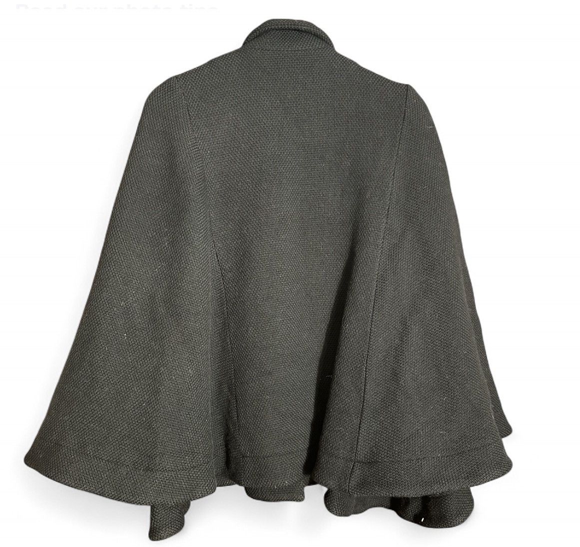 Loeffler Randall Loeffler Randall Black Wool Cape Swing Coat Womens Size 6 Size M / US 6-8 / IT 42-44 - 4 Thumbnail