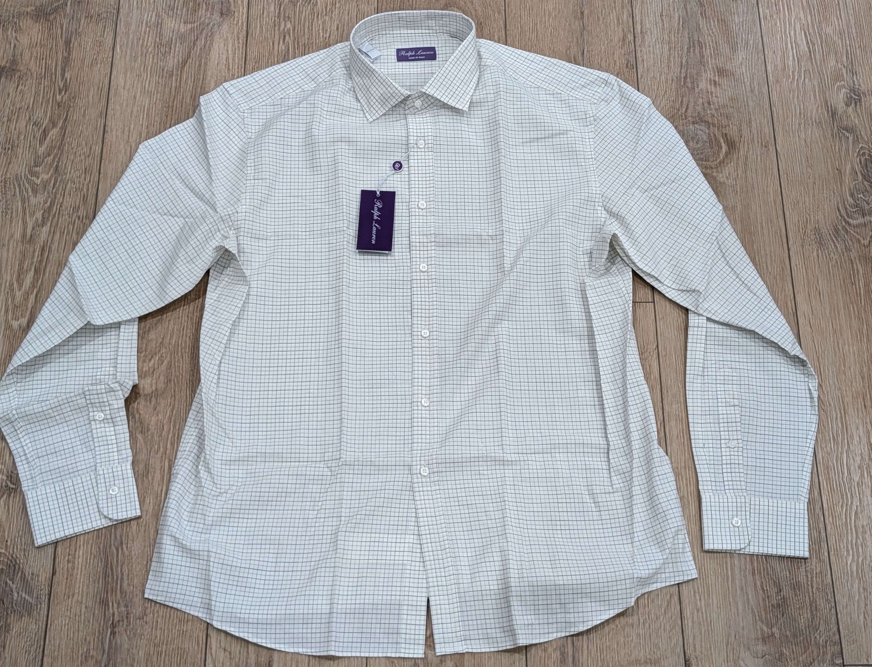 Ralph Lauren Purple Label Ralph Lauren Purple Label Tattersall Button Up Shirt XL Size US XL / EU 56 / 4 - 1 Thumbnail