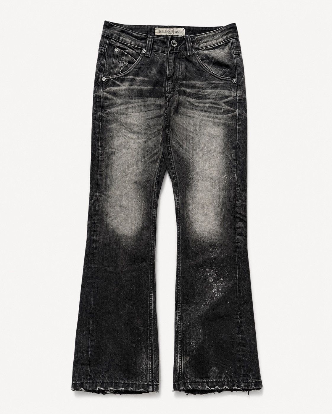 Japanese Brand Kello lace up flare jeans Size US 30 / EU 46 - 1 Thumbnail