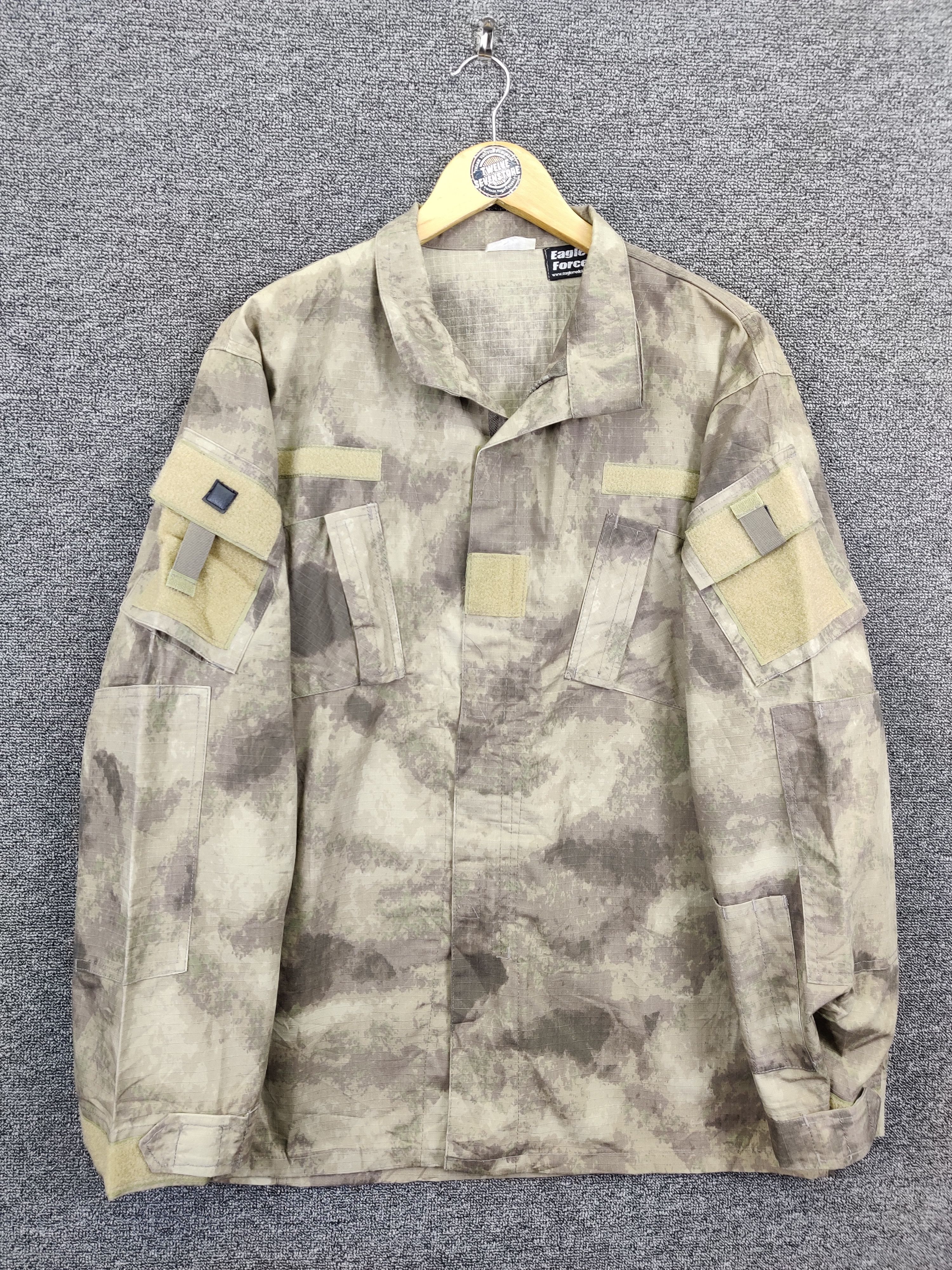 Vintage Vintage Eagle Force Camouflage Army Jacket Size US L / EU 52-54 / 3 - 1 Thumbnail