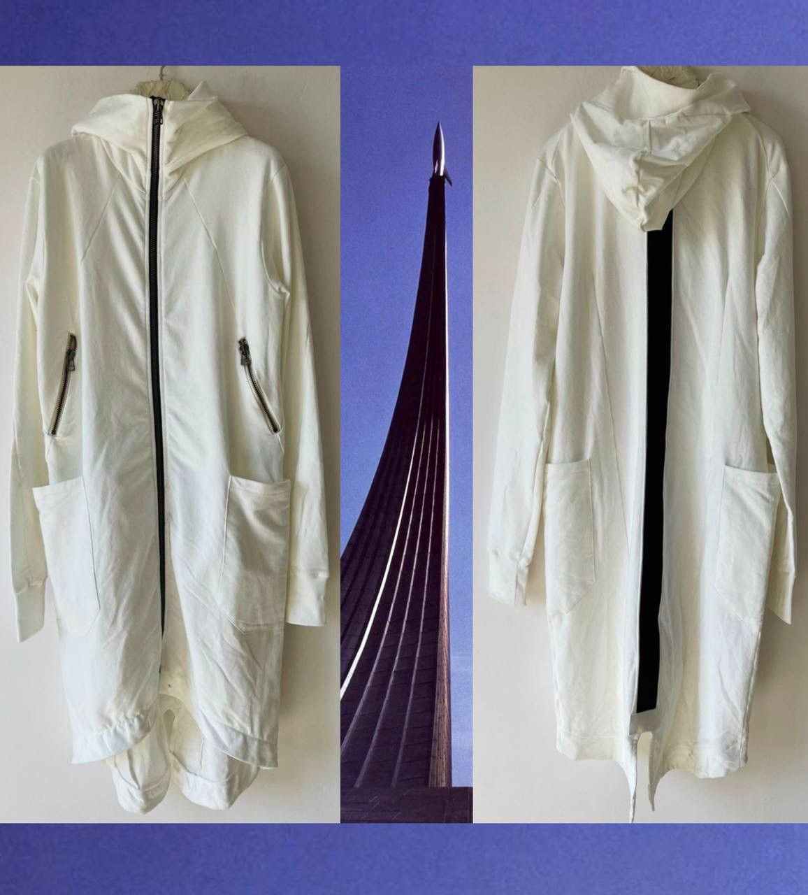 Long Zip Up Sweatshirt