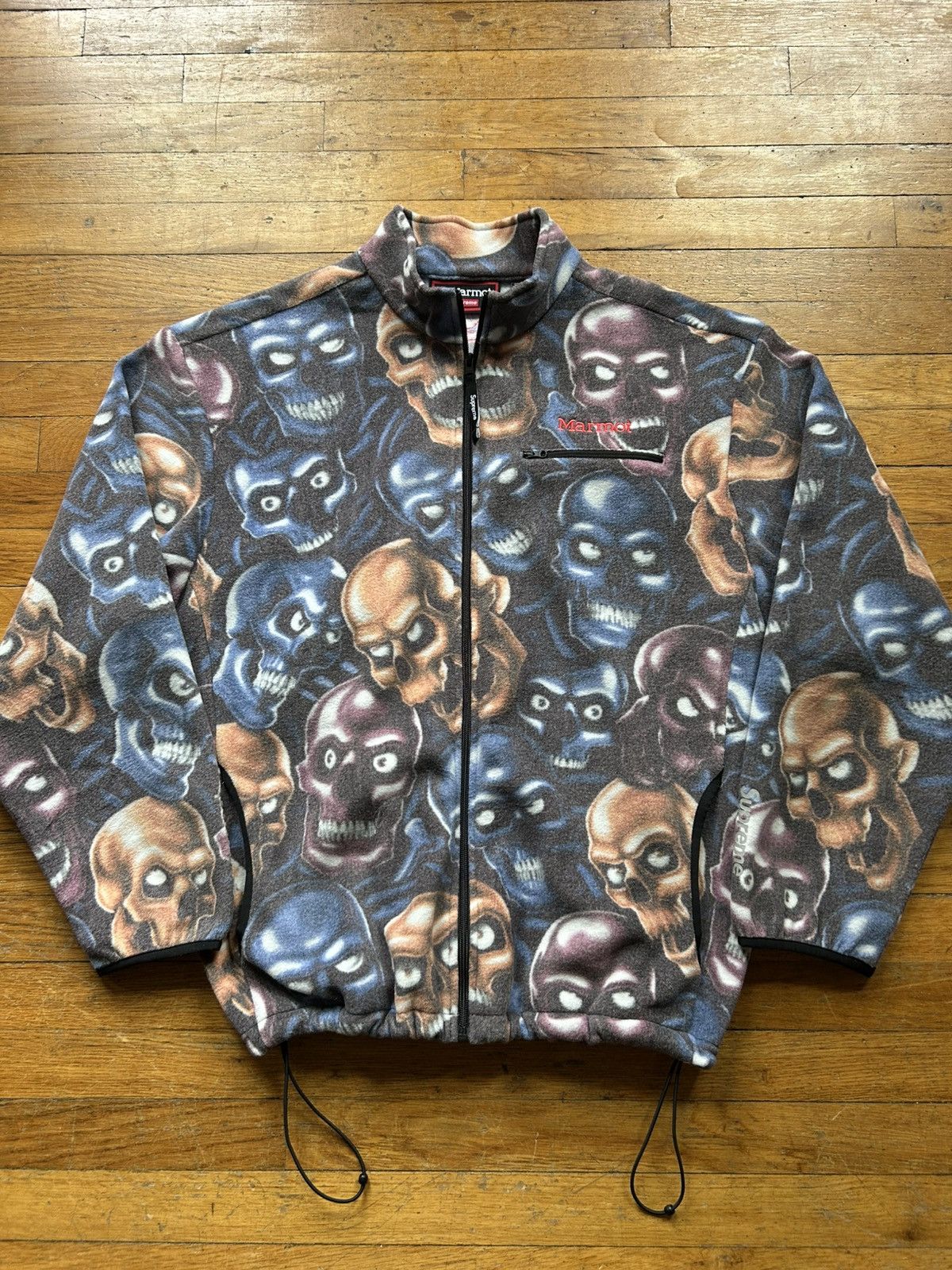 Liquid Blue × Supreme SS18 Liquid blue Skull Pile trucker jacket