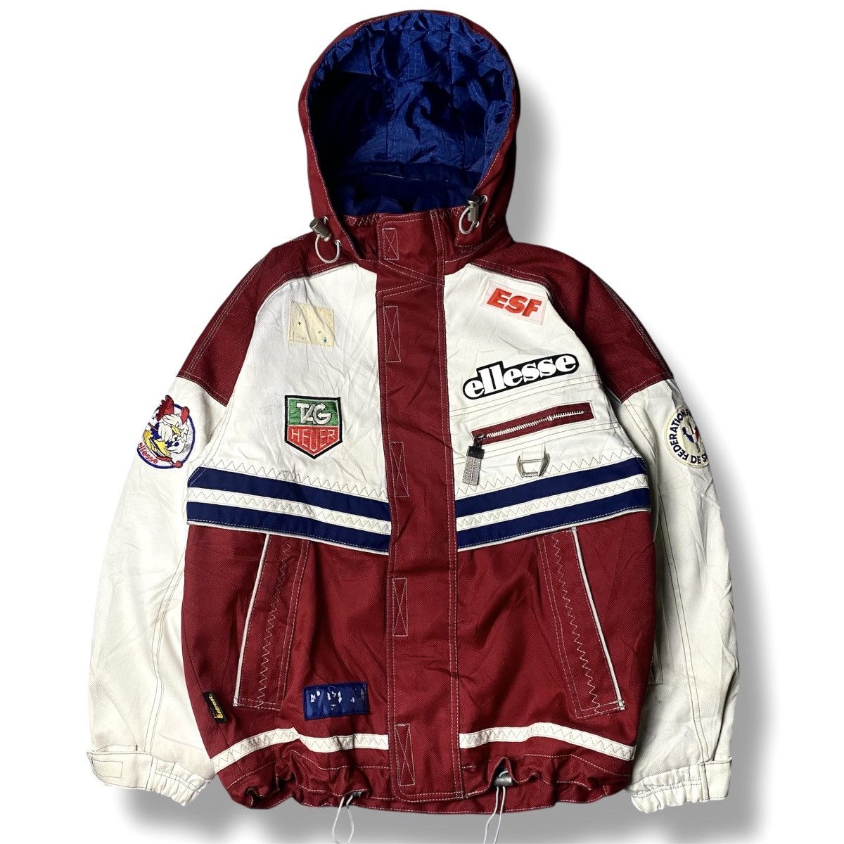 90s ellesse France cocorico ski wear 当時物 Vintage Ellesse Cocorico France Ski Team - Preloved