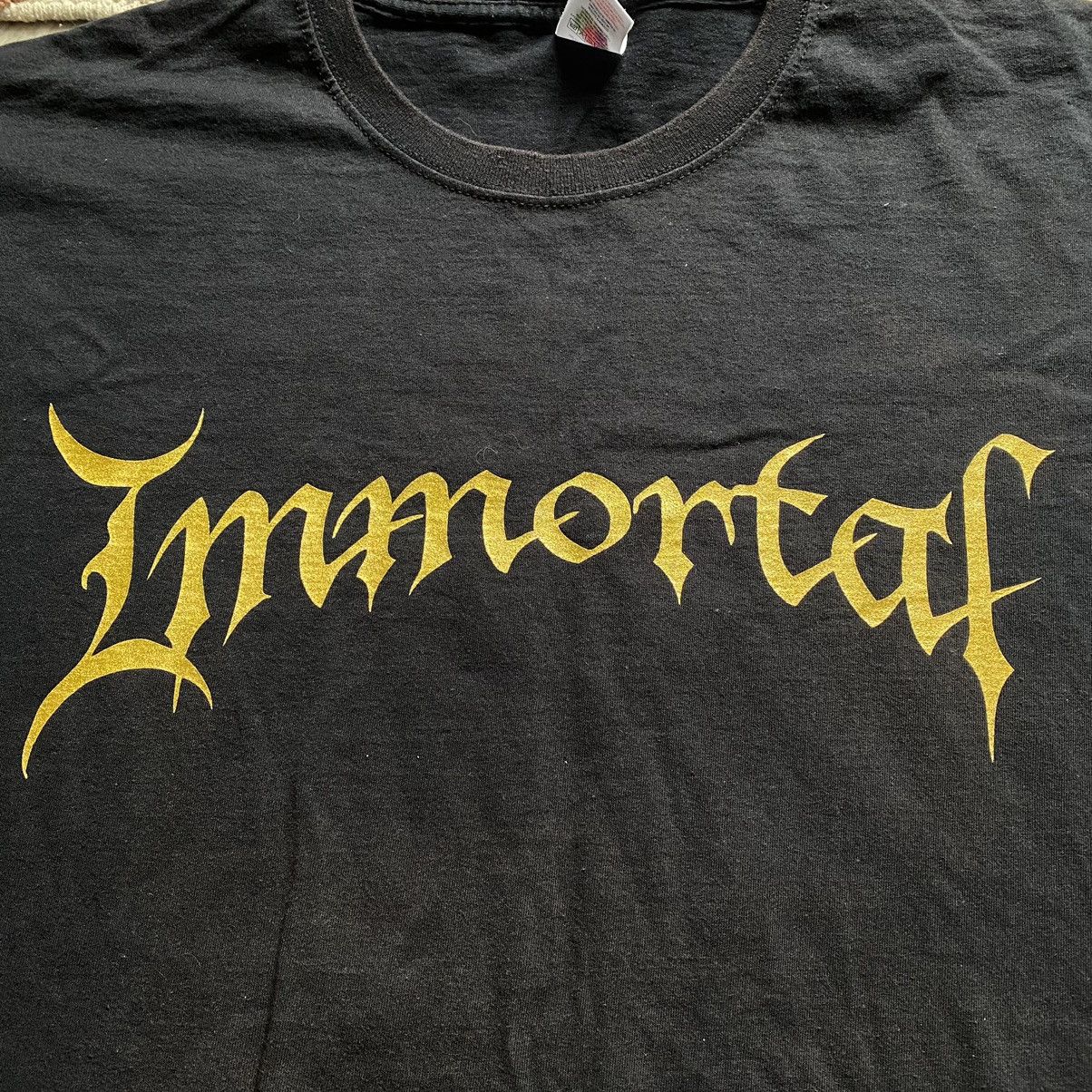 Band Tees IMMORTAL BLACK METAL FADED 2006 TOUR T SHIRT Size US XL / EU 56 / 4 - 3 Thumbnail