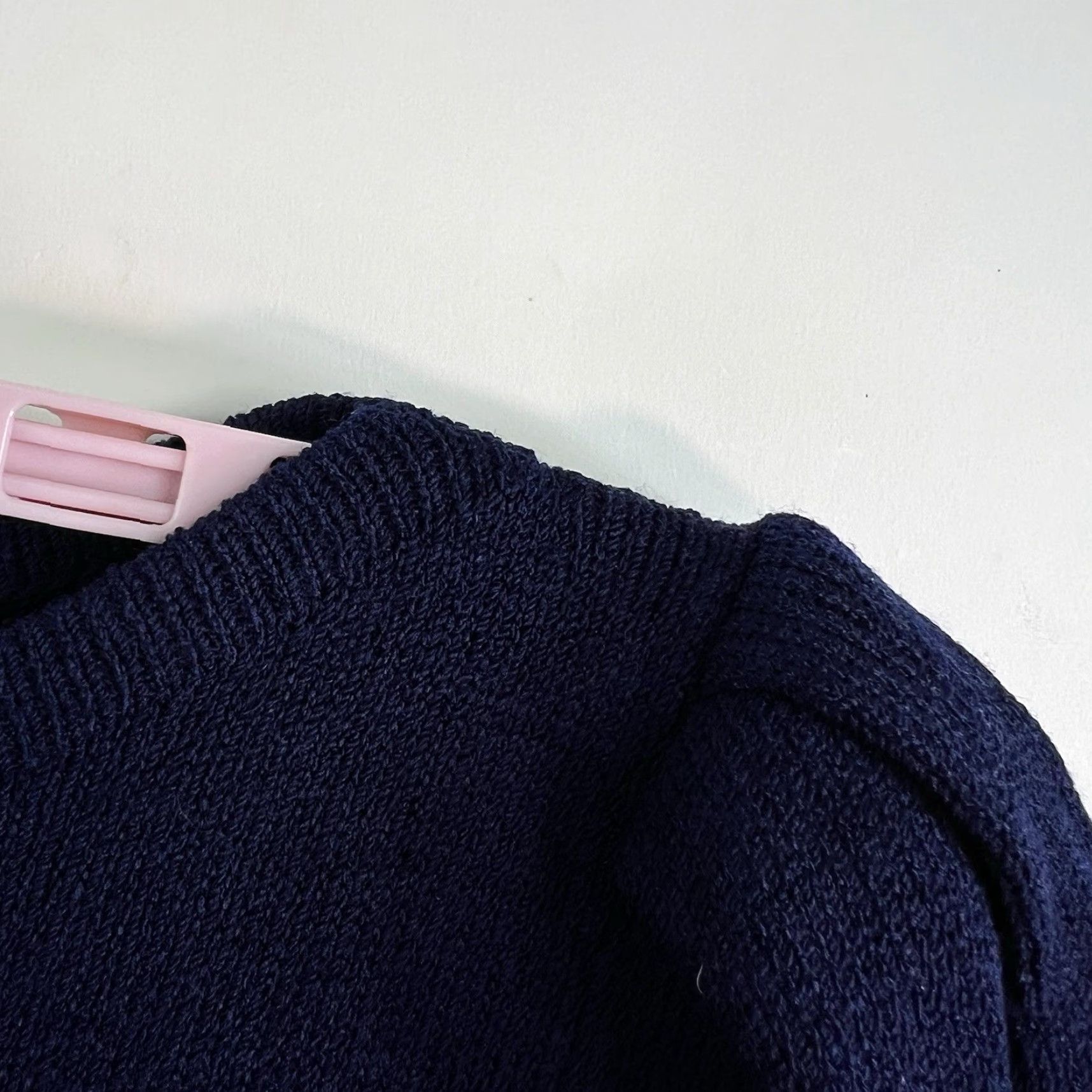 Vintage VINTAGE Raul Blanco Handloom Sweater Women’s Size 8 Blue Geometric Knit Pullover Raglan Long Sleeve Vintage 80s/90s Womens Size M / US 6-8 / IT 42-44 - 2 Thumbnail