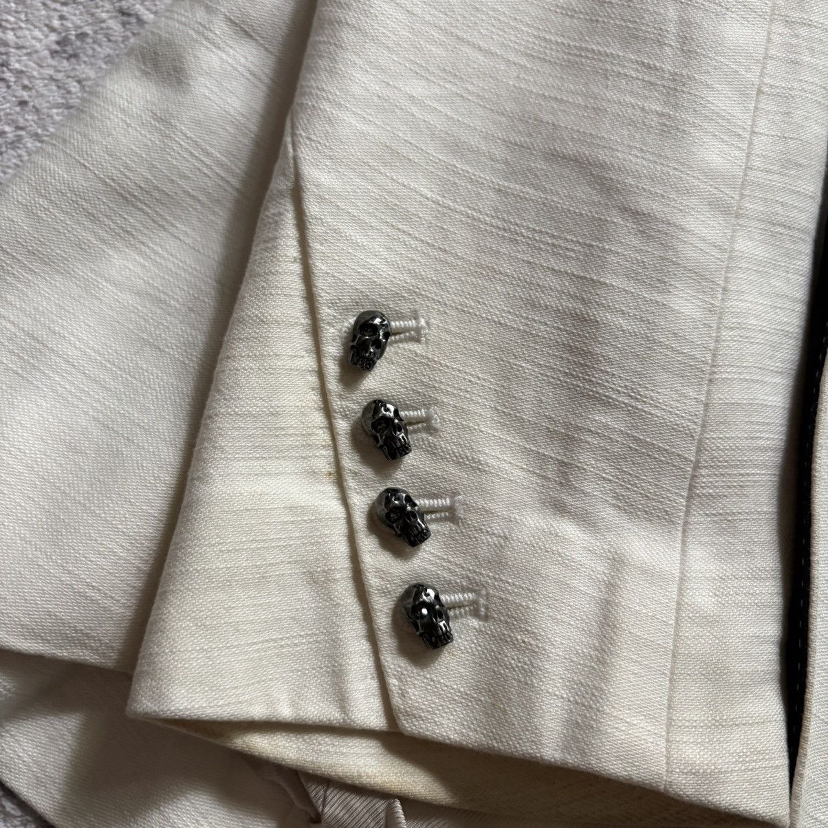 If Six Was Nine If Six Was Nine JK W-PEAK/M Skull Button Blazer | Size 1 Size 36R - 3 Thumbnail