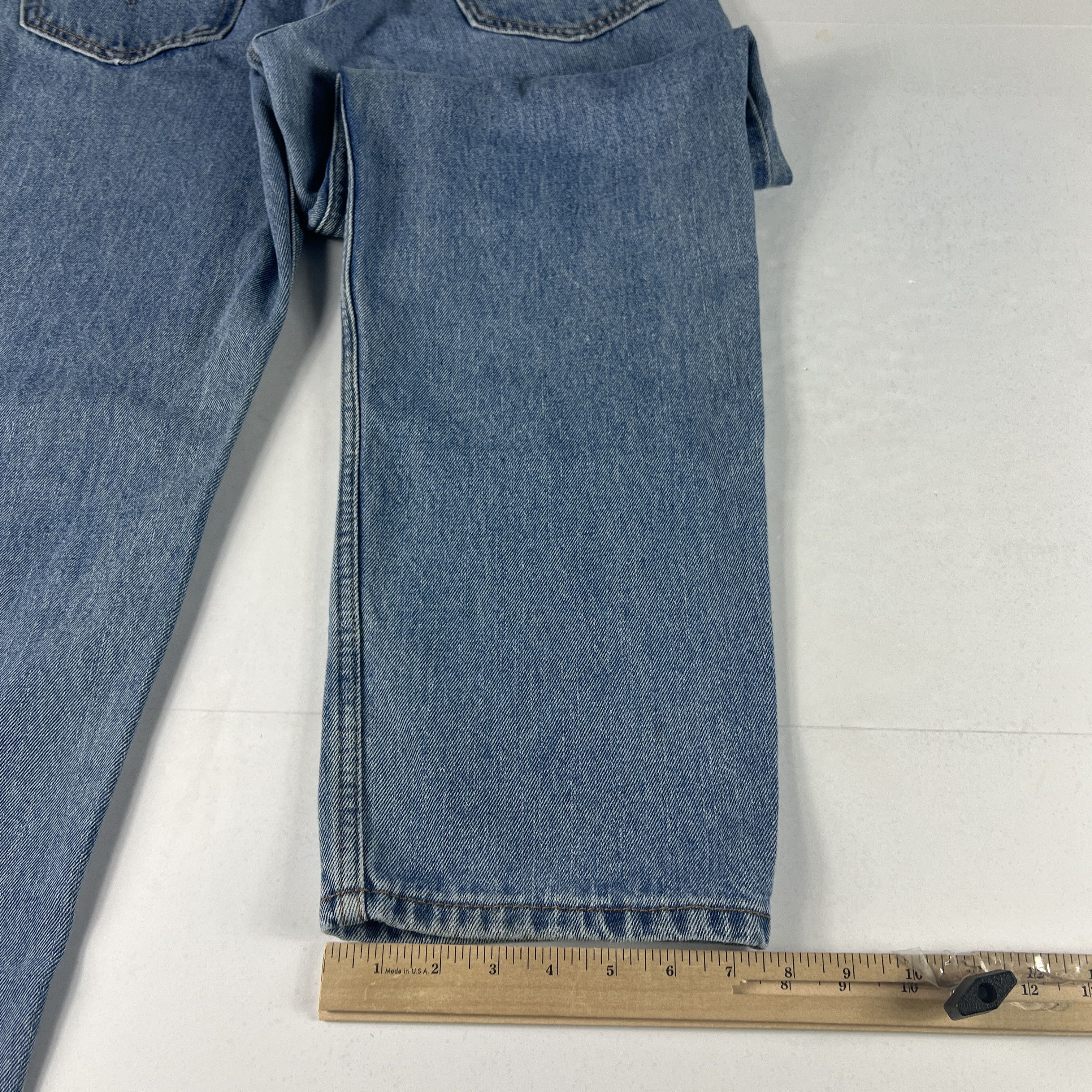 Levi's Levi's Jeans 550 Relaxed Straight Blue Faded Denim Size US 33 - 15 Thumbnail
