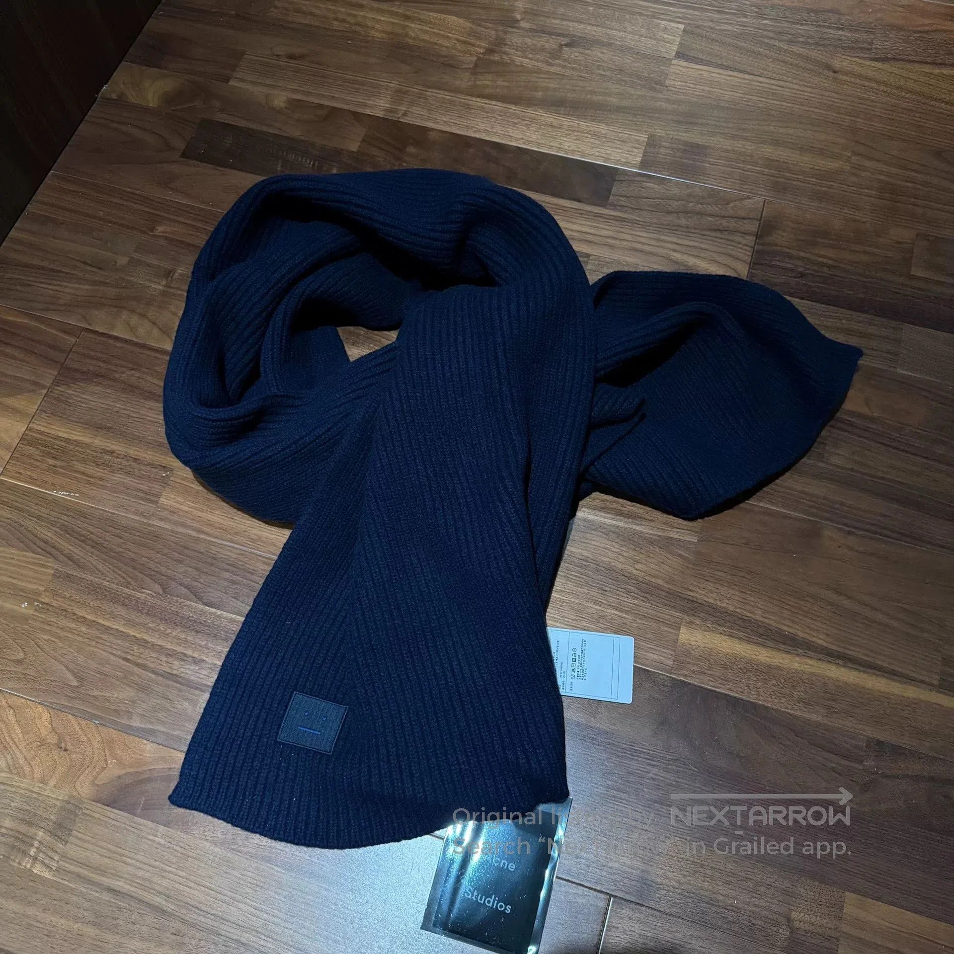 Acne Studios Wool Knit Scarf Shawl.