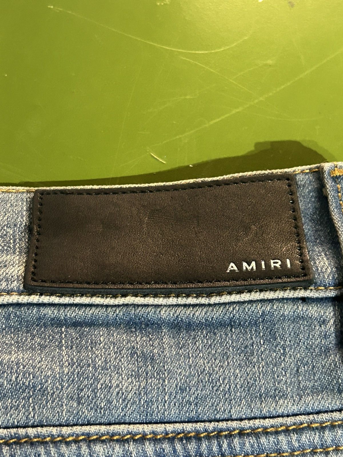 Amiri Amiri Brown Patch Jeans Size US 38 / EU 54 - 8 Thumbnail