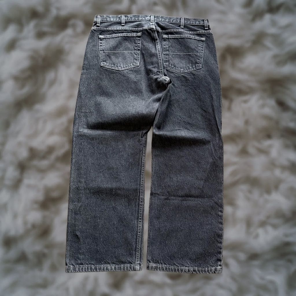 Denime Relaxed Fit Jeans Mens 40x30 Gray Dark Wash Denim Baggy Wide Leg Y2K Skater Grunge Casual Size US 40 / EU 56 - 1 Thumbnail