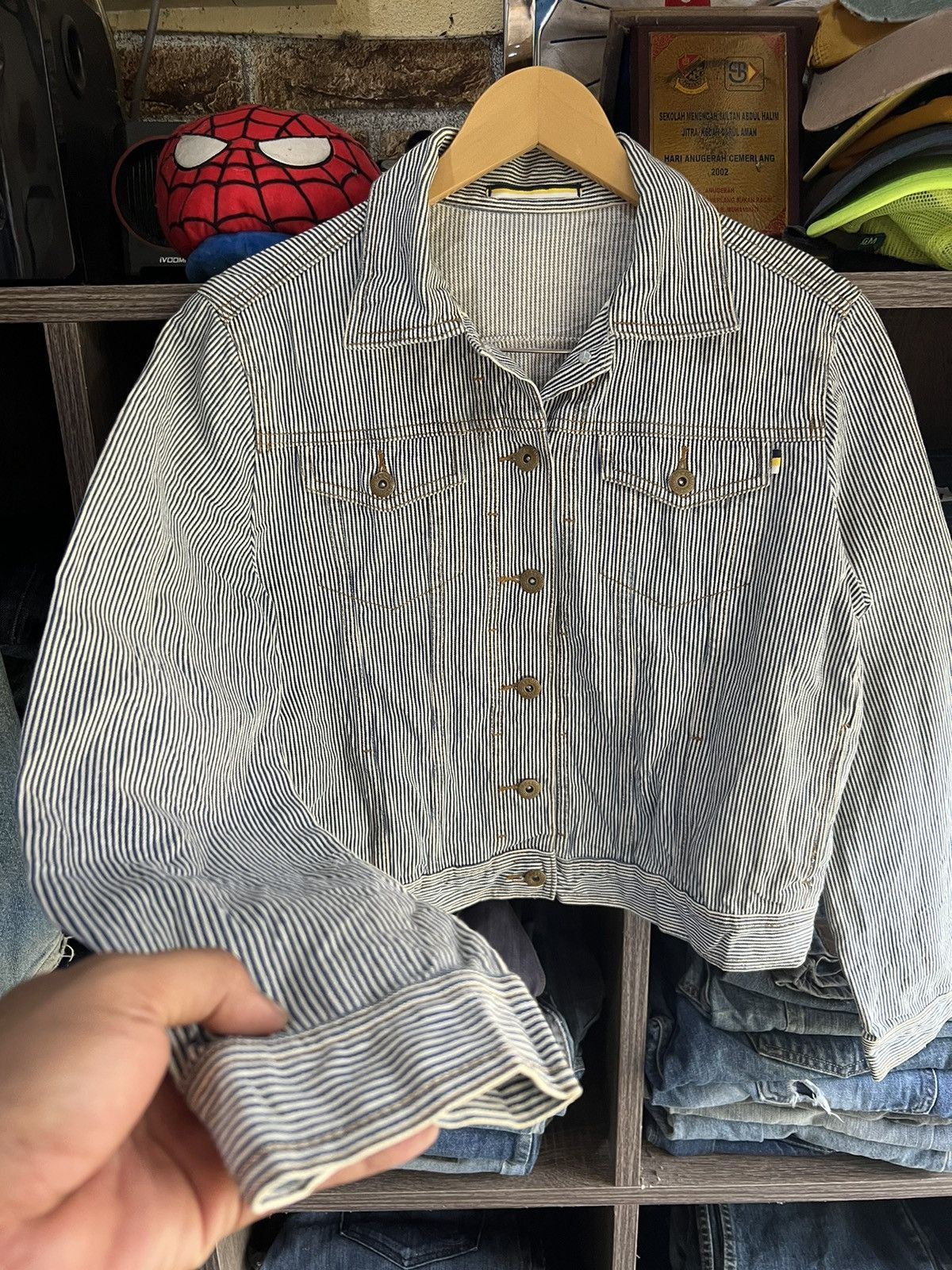 GU 🔥GU Hickory Stripe Denim Jacket Size M / US 6-8 / IT 42-44 - 8 Thumbnail