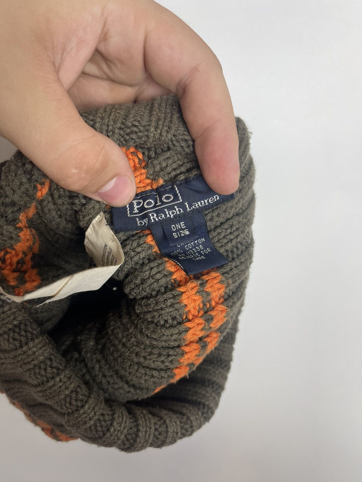 Polo Ralph Lauren × Ralph Lauren × Vintage Ralph Lauren Beanie Hat knit Size ONE SIZE - 4 Thumbnail
