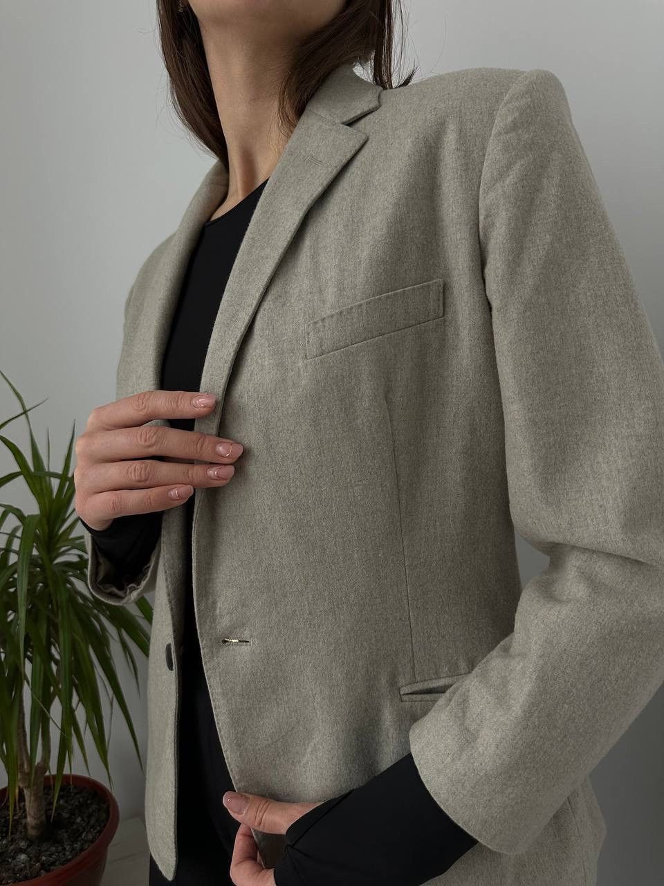 Polo Ralph Lauren × Vintage Vintage Polo Ralph Lauren Merino Wool Women’s White Blazer Size M / US 6-8 / IT 42-44 - 10 Thumbnail