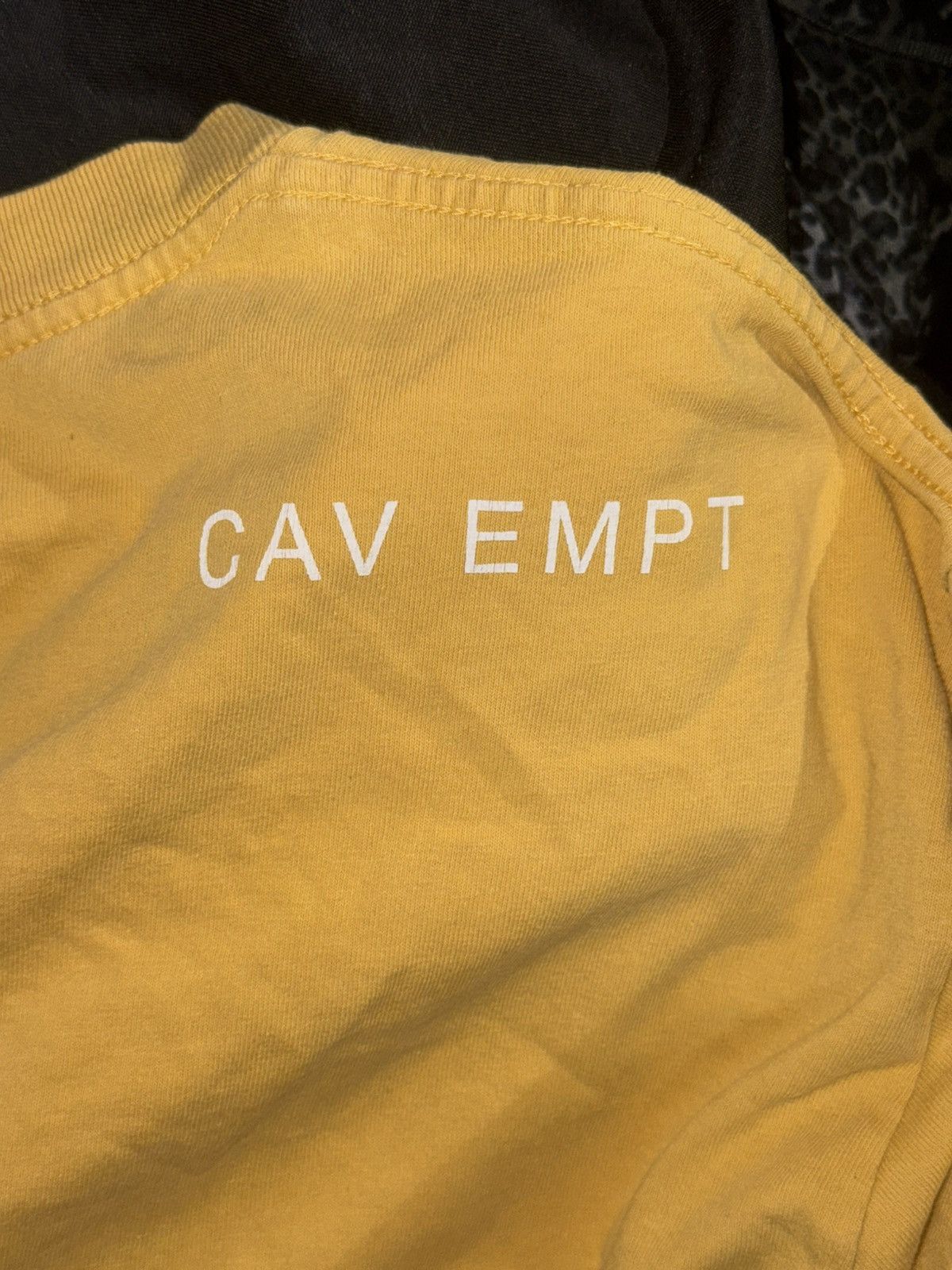 Cav Empt Cav Empt yellow tee Size US L / EU 52-54 / 3 - 6 Thumbnail