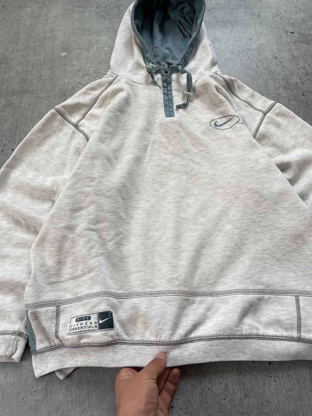 Nike × Vintage Vintage Nike Hoodie Small Logo Y2K 90s USA Style USA Size US M / EU 48-50 / 2 - 3 Thumbnail