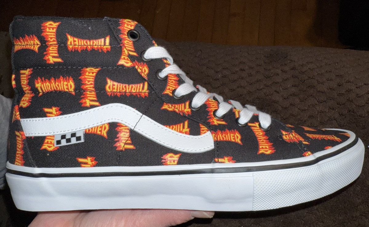 Vans Vans x Thrasher All-Over “Sk8-hi” skate/street shoes NEW! DS Size US 11 / EU 44 - 20 Thumbnail