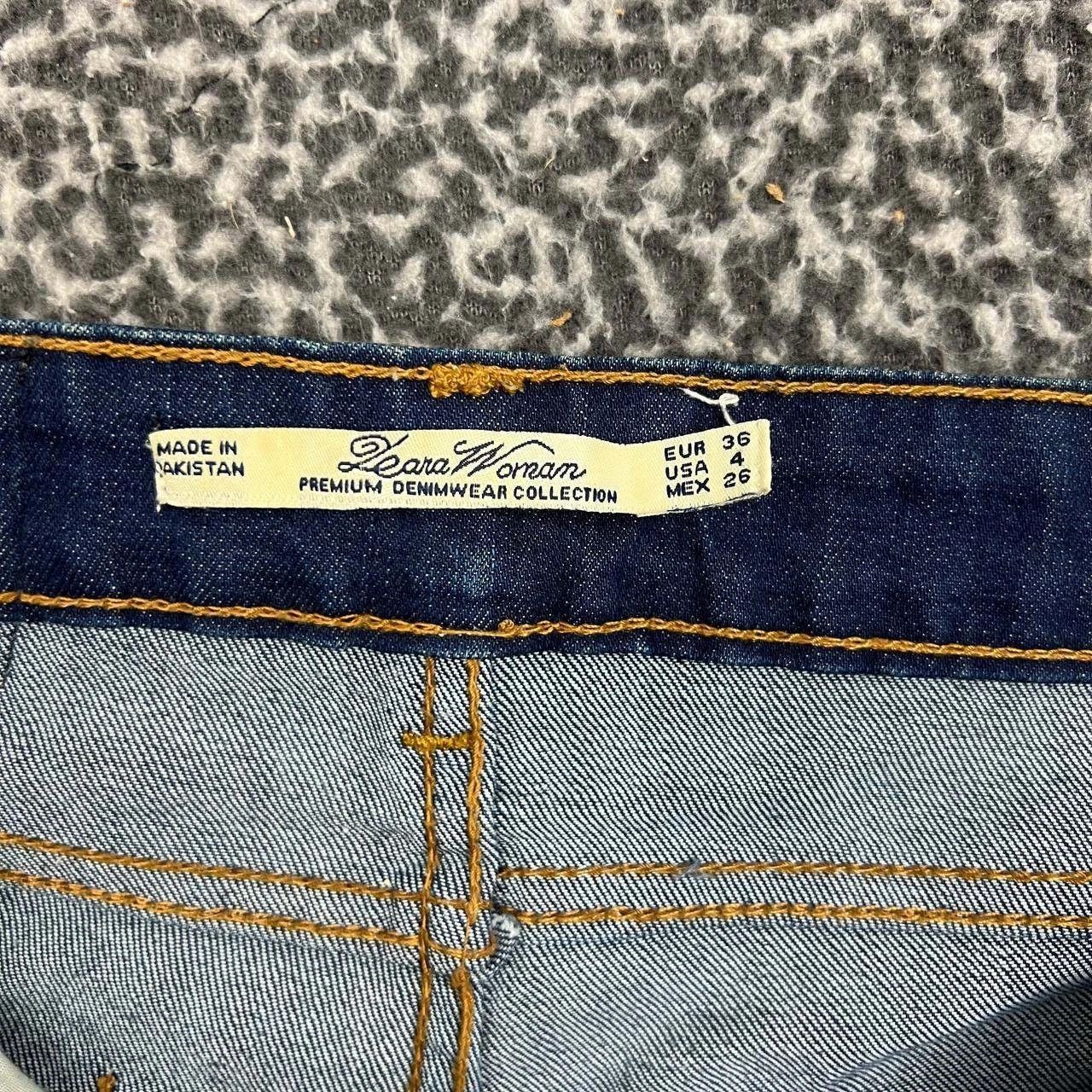 Zara Zara Jeans Women 28x26 Skinny Mid Rise Faded Denim Pants Size 28" / US 6 / IT 42 - 8 Thumbnail