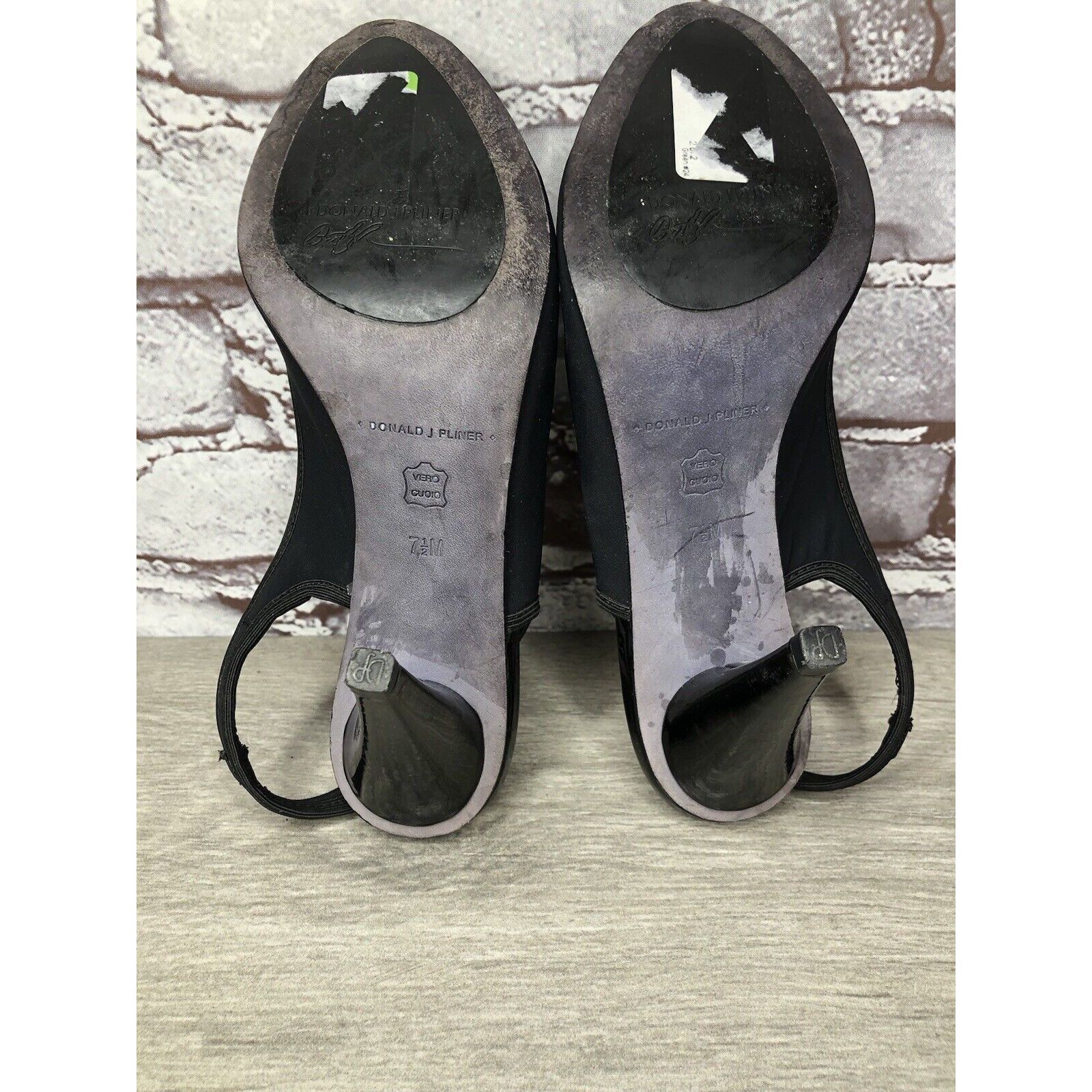 Donald Pliner Donald J Pliner Fenia Couture Black Fabric Stiletto Heels Wo Size US 7.5 / IT 37.5 - 21 Thumbnail