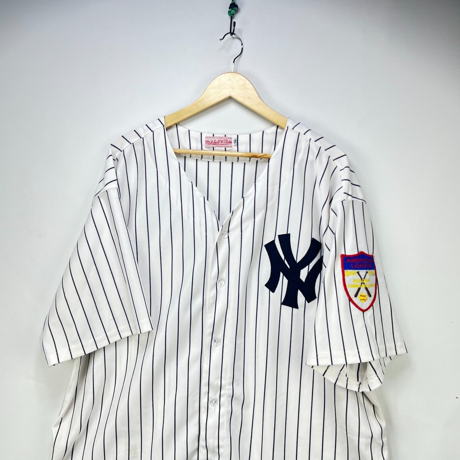 Mitchell & Ness × Vintage Vintage Mitchell & Ness New York Yankees MickeyMantle 56 2XL Size US XXL / EU 58 / 5 - 2 Thumbnail