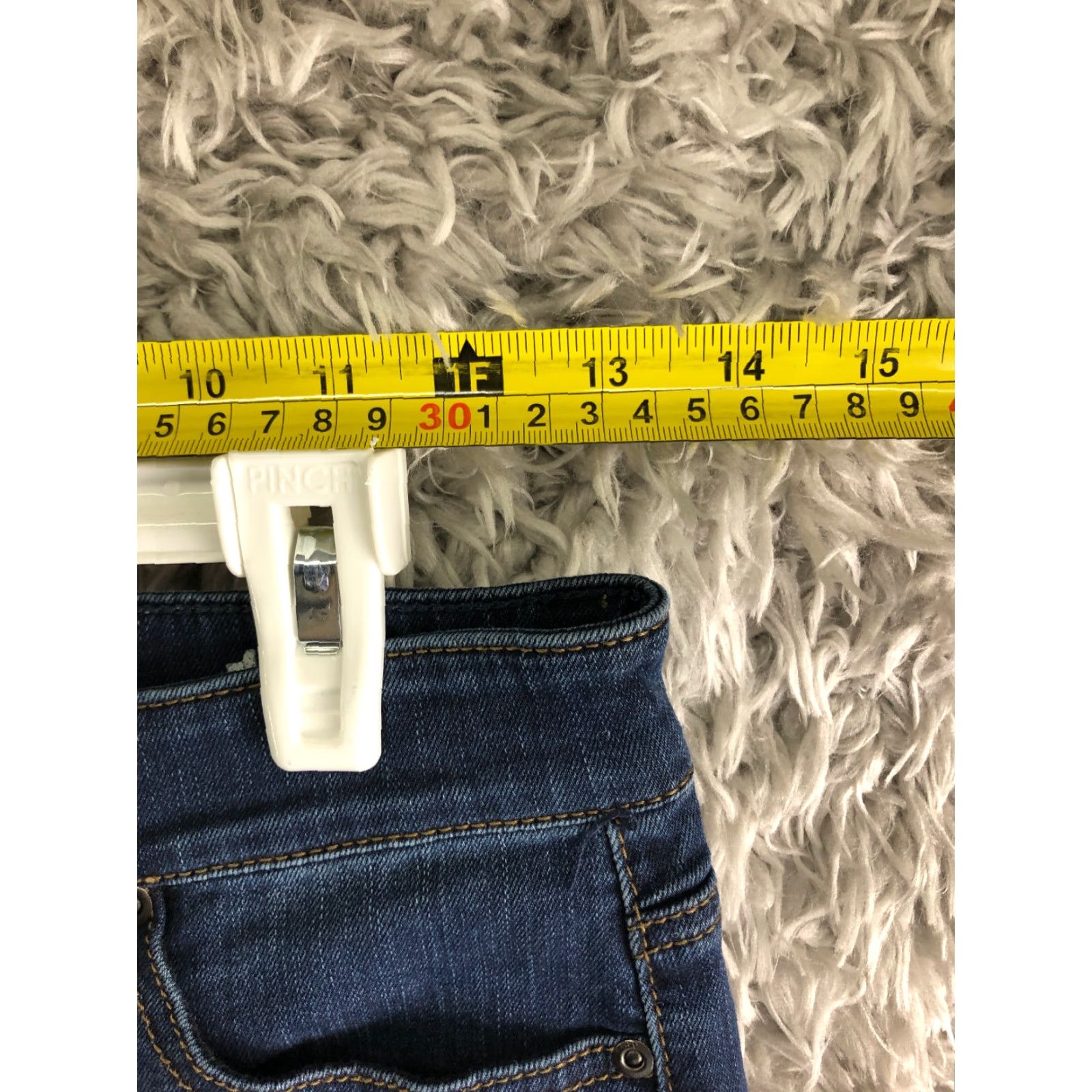 Gap Gap High Rise Cropped Straight Jeans Womens Size 25 Medium Wash Blue Denim 5-Pocket Size 42" / US 20 - 2 Thumbnail