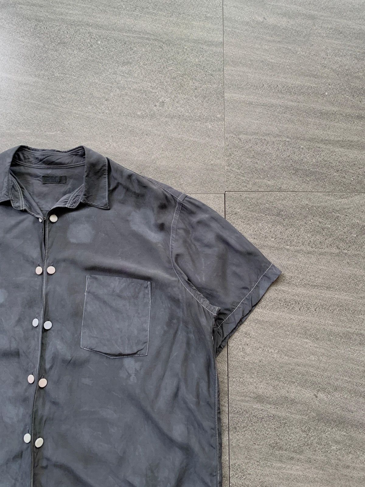 Comme des Garcons Homme Plus FREE TAX! Overdyed Chain Buttoned Shirt Size US M / EU 48-50 / 2 - 3 Thumbnail