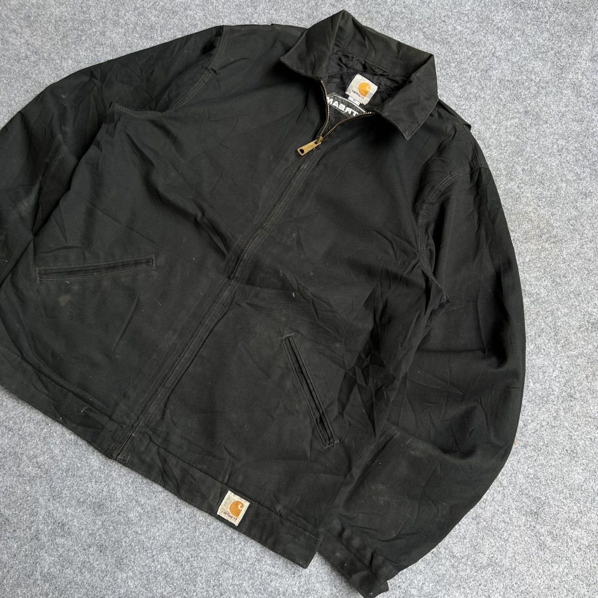 Carhartt × Vintage Vintage Carhartt Detroit Style Black Jacket Size US S / EU 44-46 / 1 - 2 Thumbnail