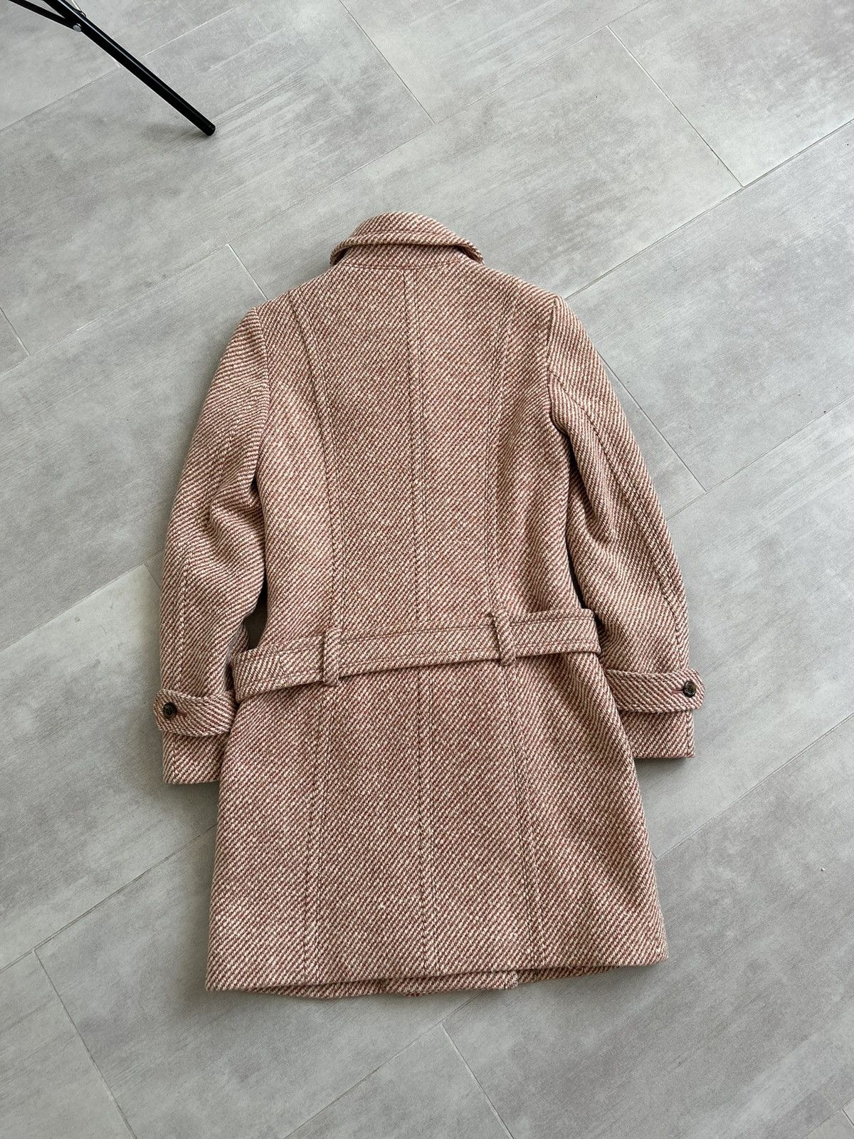 Burberry Burberry Blue Label Wool Coat Belted Size 36 Size XS / US 0-2 / IT 36-38 - 16 Thumbnail