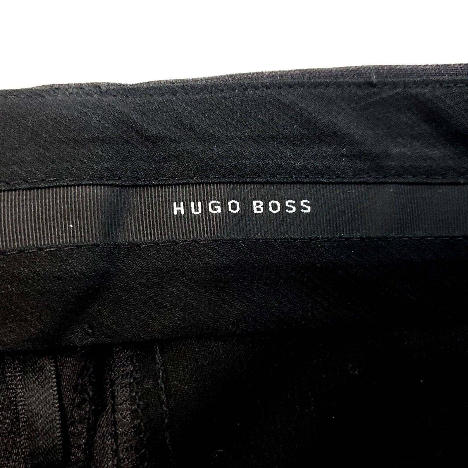 Hugo Boss Hugo Boss Lopez Wool Gray Pleated Cuffed High Rise Dress Pan Size 36R - 3 Thumbnail