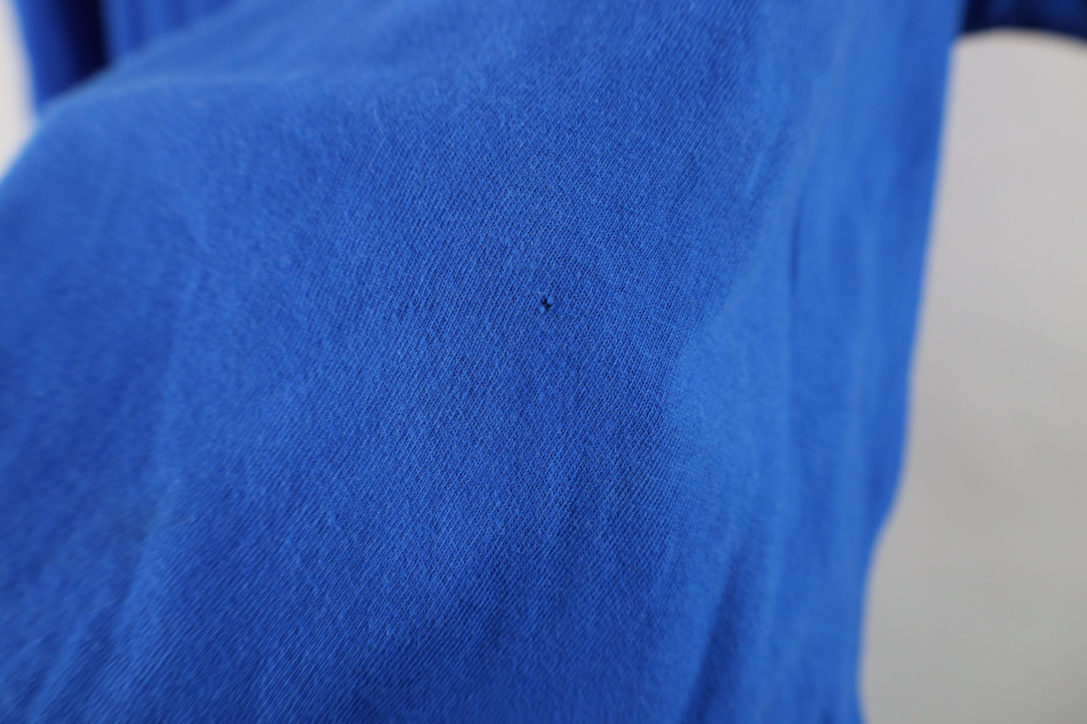 Vintage Vintage 90s Streetwear Blank Cotton T-Shirt Royal Blue USA Size US XXL / EU 58 / 5 - 10 Thumbnail