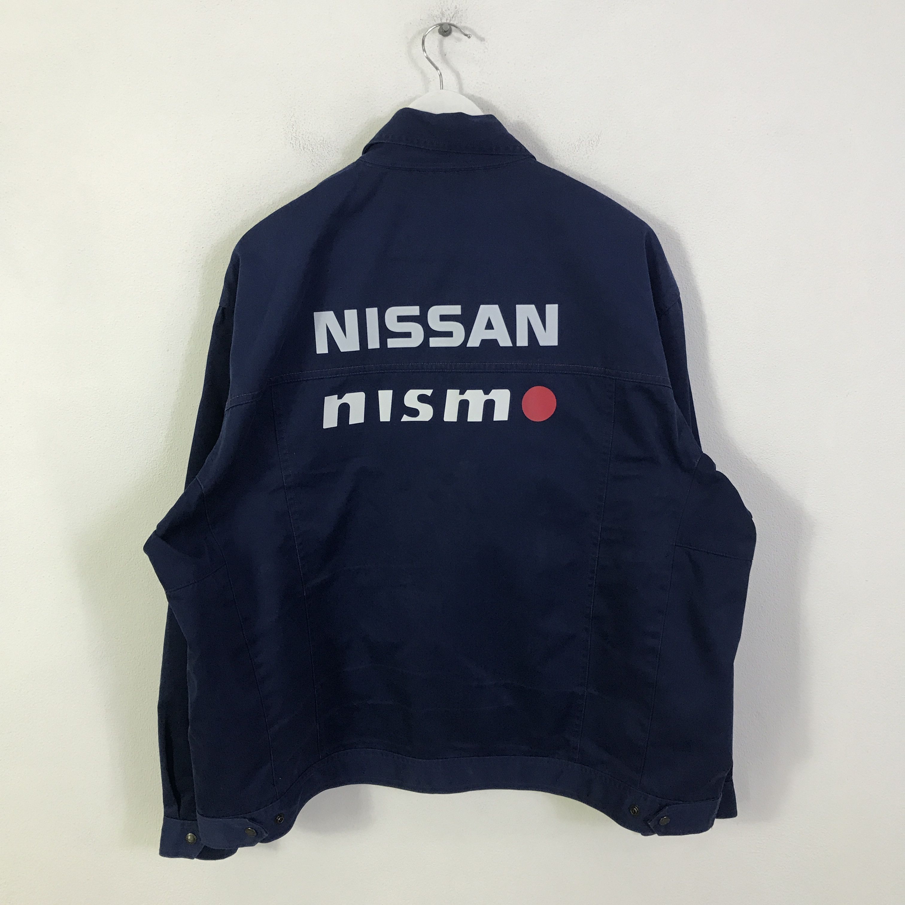 Japanese Brand nissan nismo racing navy custom work Japan jacket K122B6 Size US XL / EU 56 / 4 - 1 Thumbnail
