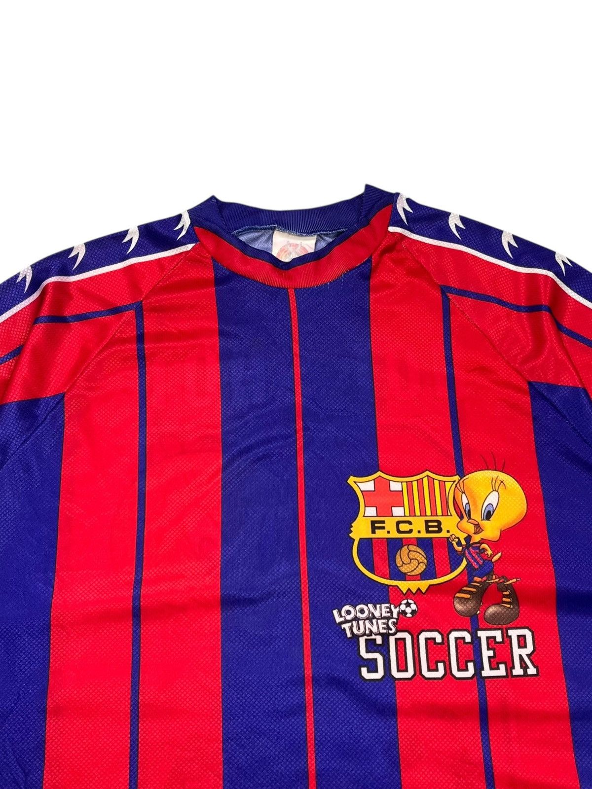 Warner Bros Vintage Jerse Barcelona x Looney Tunes ©️1998 Size US XL / EU 56 / 4 - 2 Thumbnail