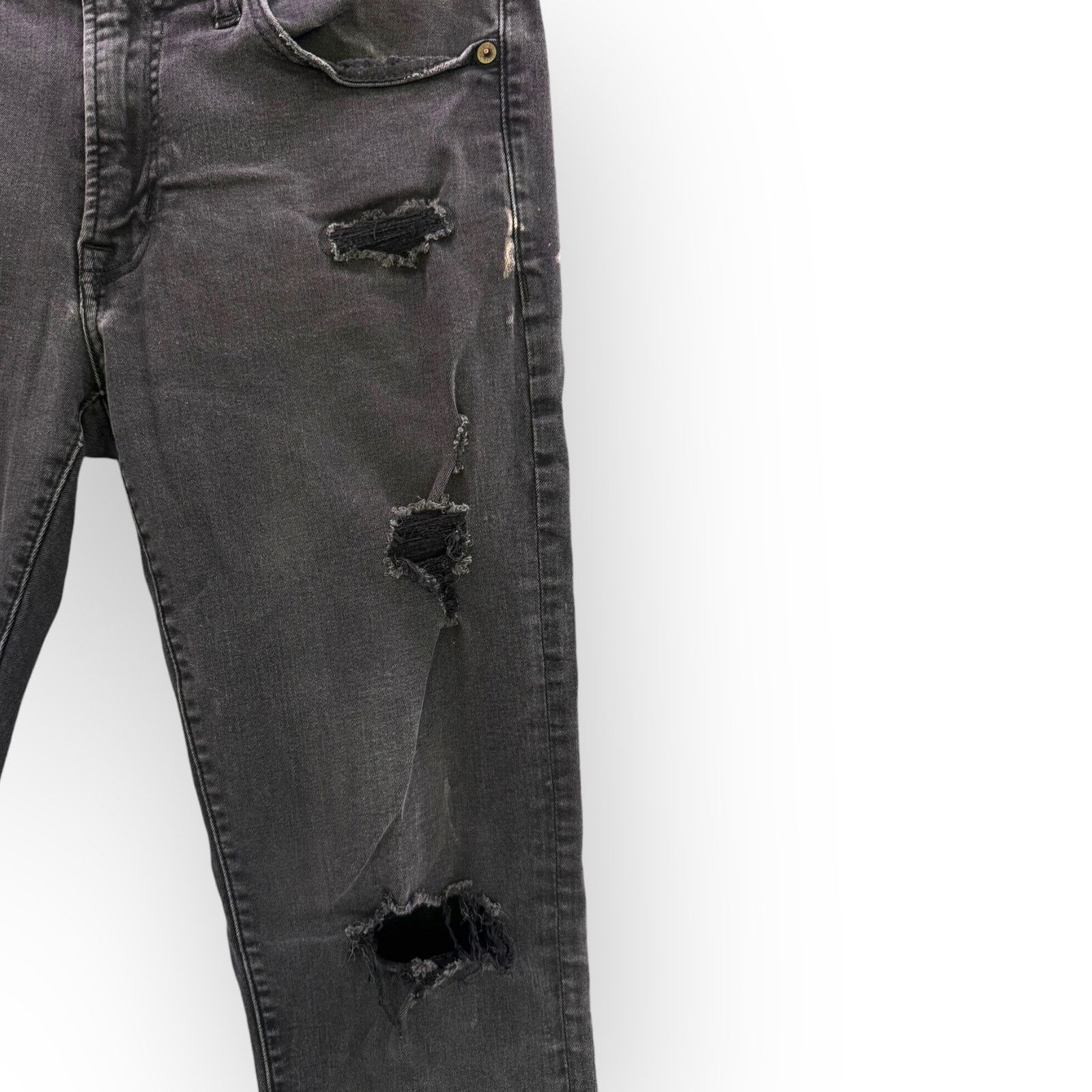 American Eagle Outfitters American Eagle Slim Straight Jeans Men's 31x32 Black Size US 31 - 4 Thumbnail