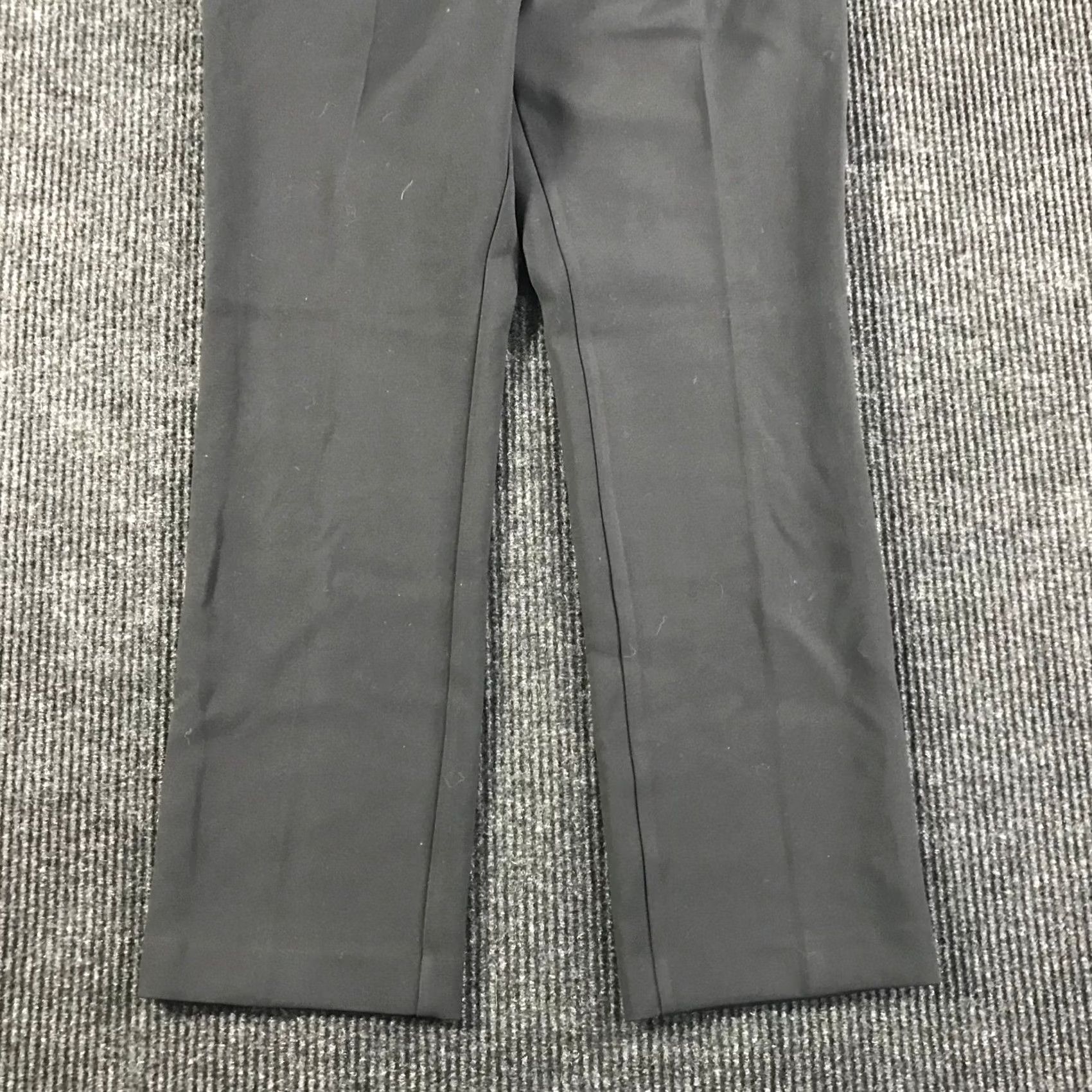 Worthington Worthington Ann Taylor Womens Black Straight Leg Dress Pants Professional Office Trousers Size 36" / US 14 / IT 50 - 3 Thumbnail