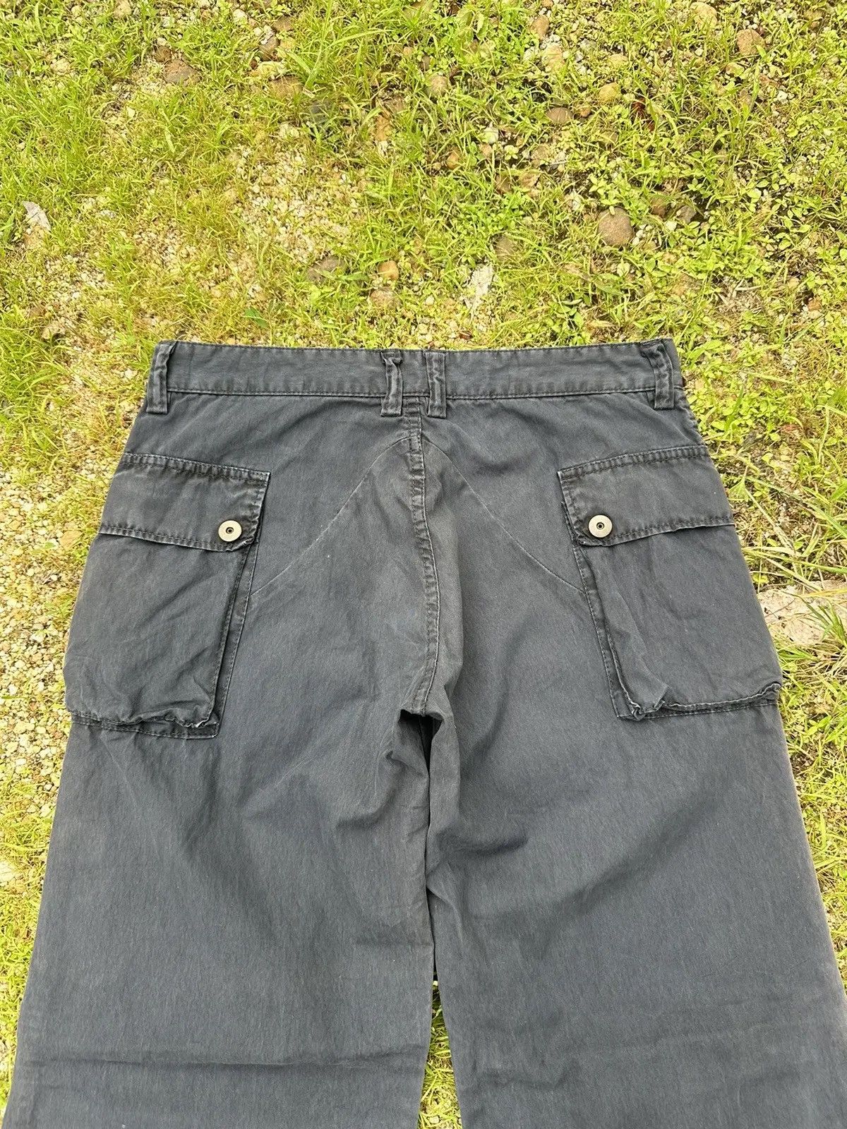 Beauty Beast RNA INC. TROUSERS BAGGY BLACK FADED WIDE LEGS PANTS Size US 29 - 9 Thumbnail
