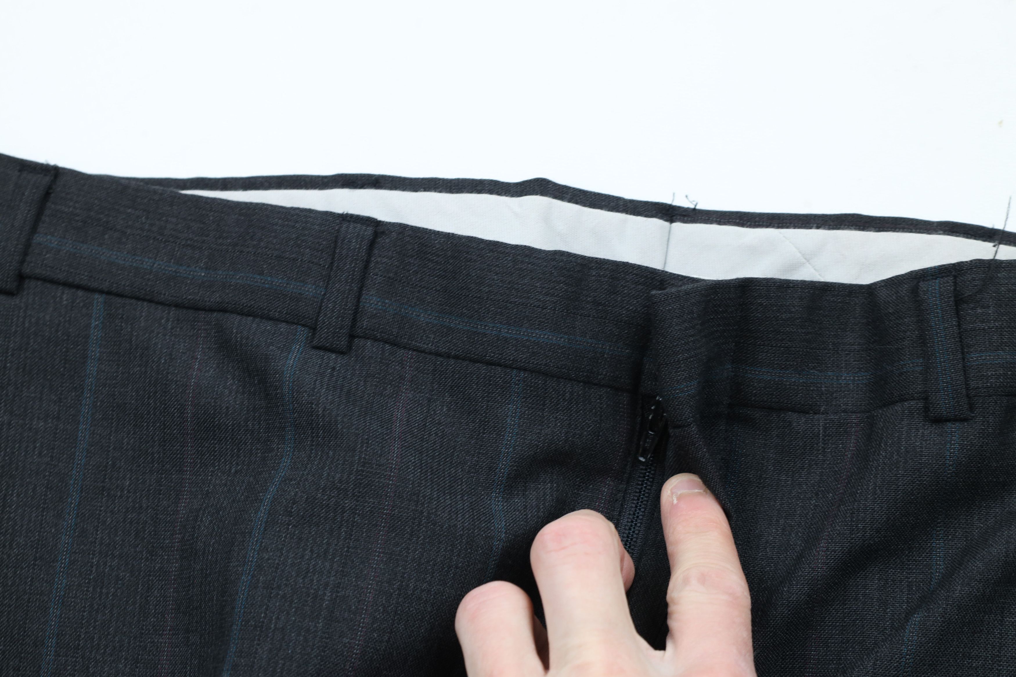 Vintage Vintage 90s Streetwear Striped Wide Leg Chino Pants USA Size US 38 / EU 54 - 6 Thumbnail