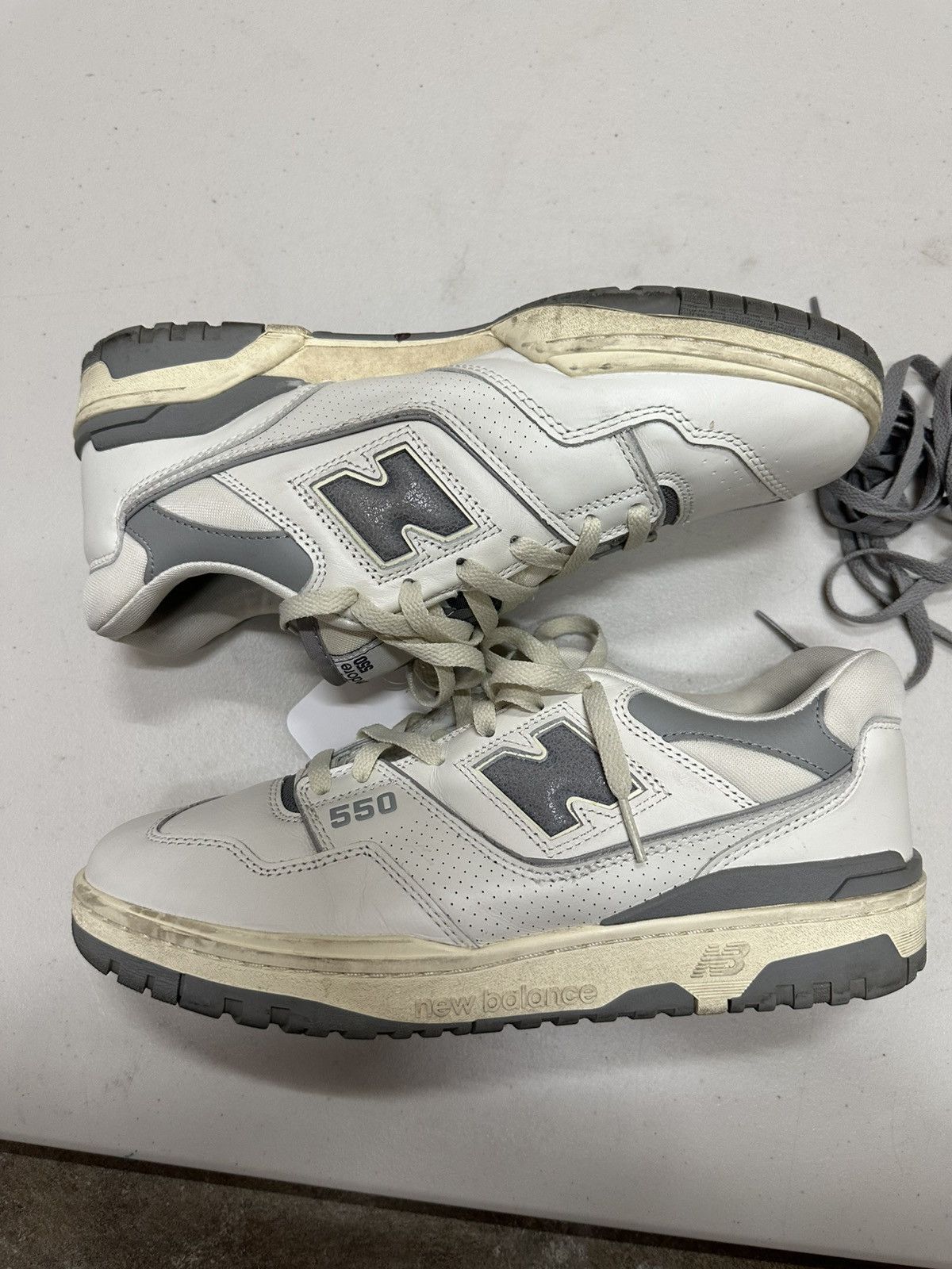 Aime Leon Dore × New Balance ALD X New Balance 550 grey Size US 11 / EU 44 - 2 Thumbnail