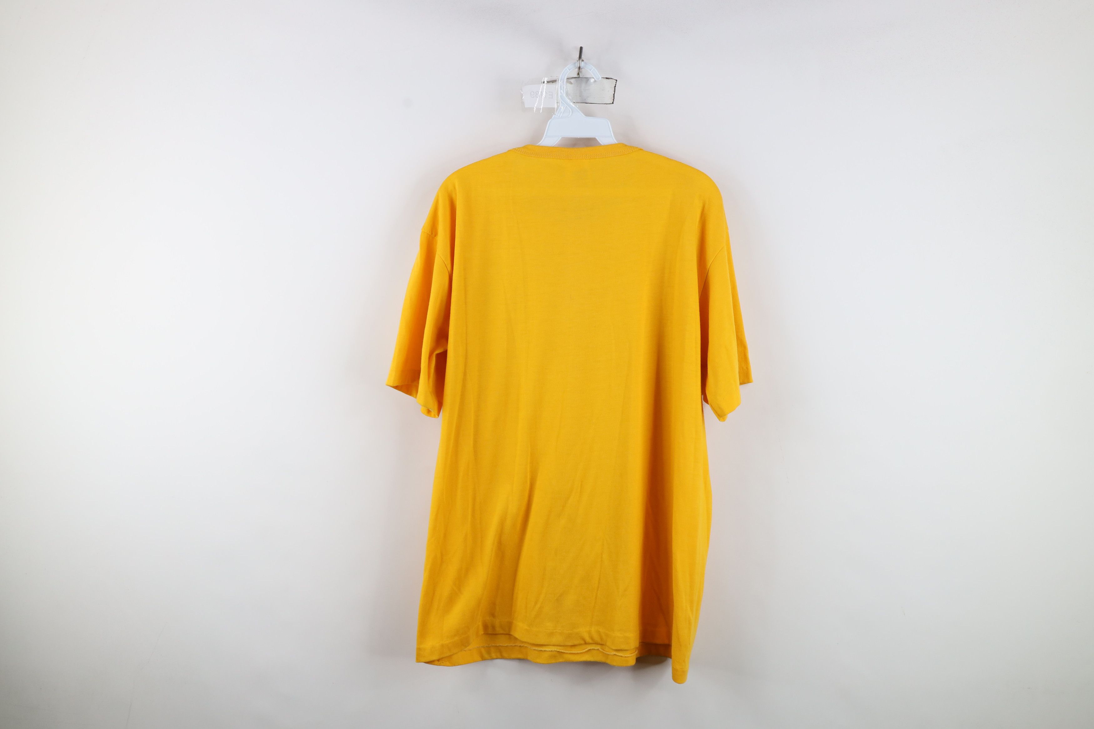 Vintage Vintage 90s Streetwear Blank Short Sleeve Henley T-Shirt Size US XL / EU 56 / 4 - 11 Thumbnail