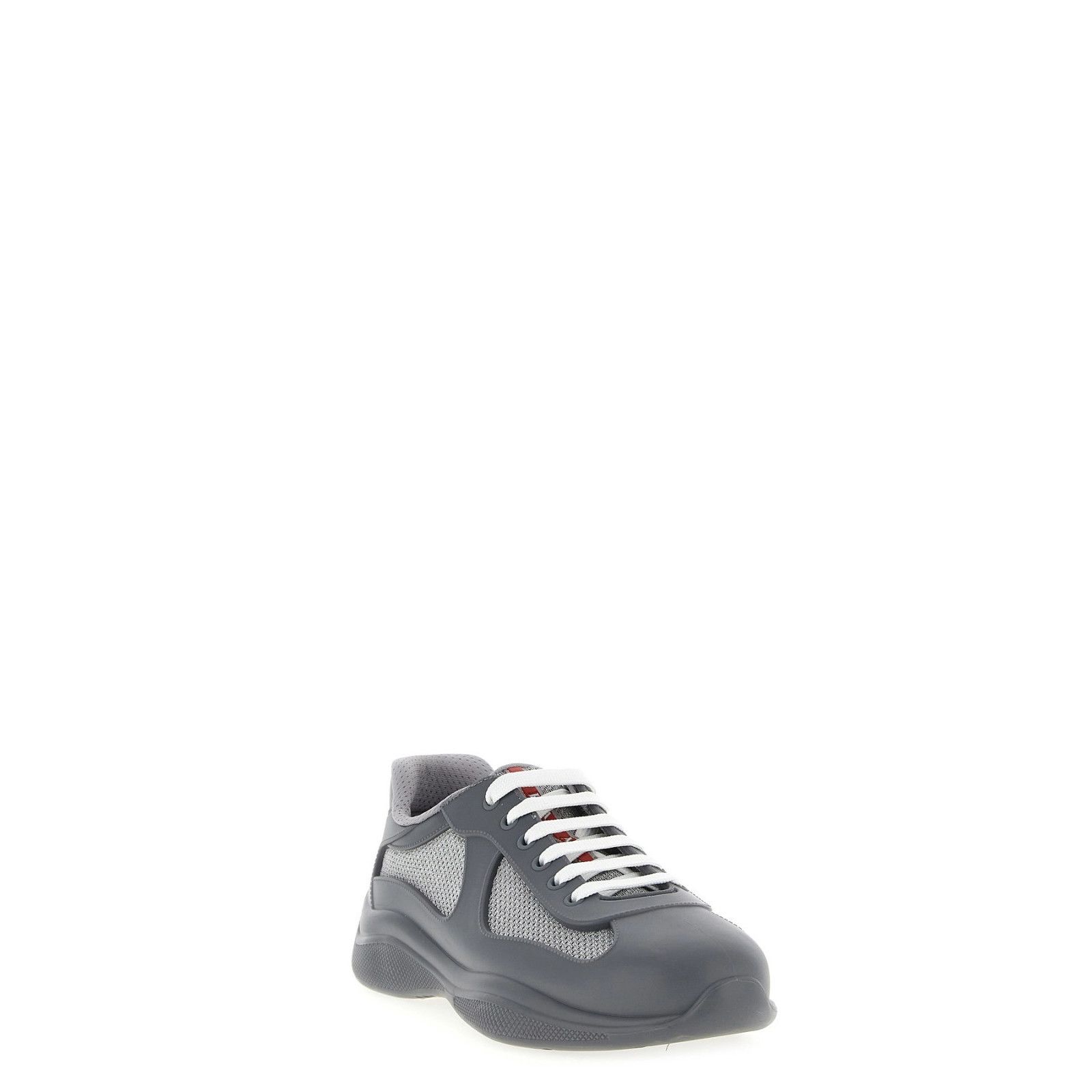 Prada PRADA America's Cup Gray Leather Sneakers New & Authentic (M Size US 7 / EU 40 - 2 Thumbnail