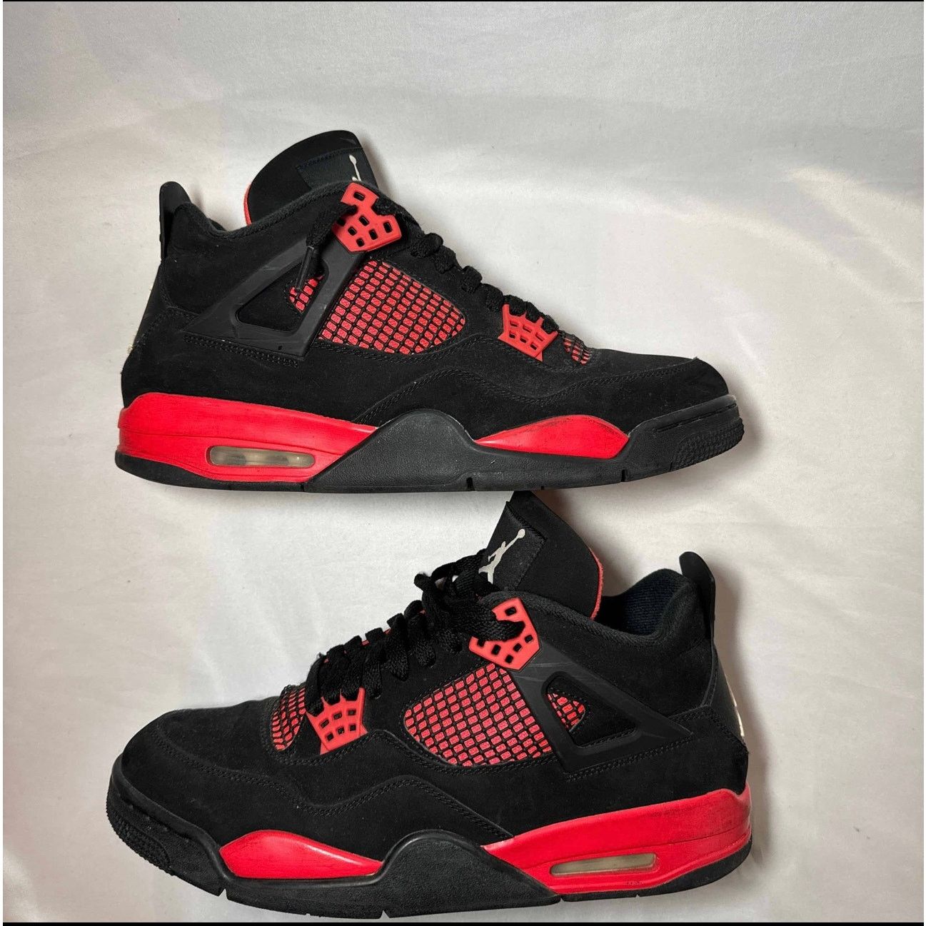 Jordan Brand × Nike Size 11 - Nike Air Jordan 4 Retro Red Thunder Men's Shoes Size US 11 / EU 44 - 2 Thumbnail