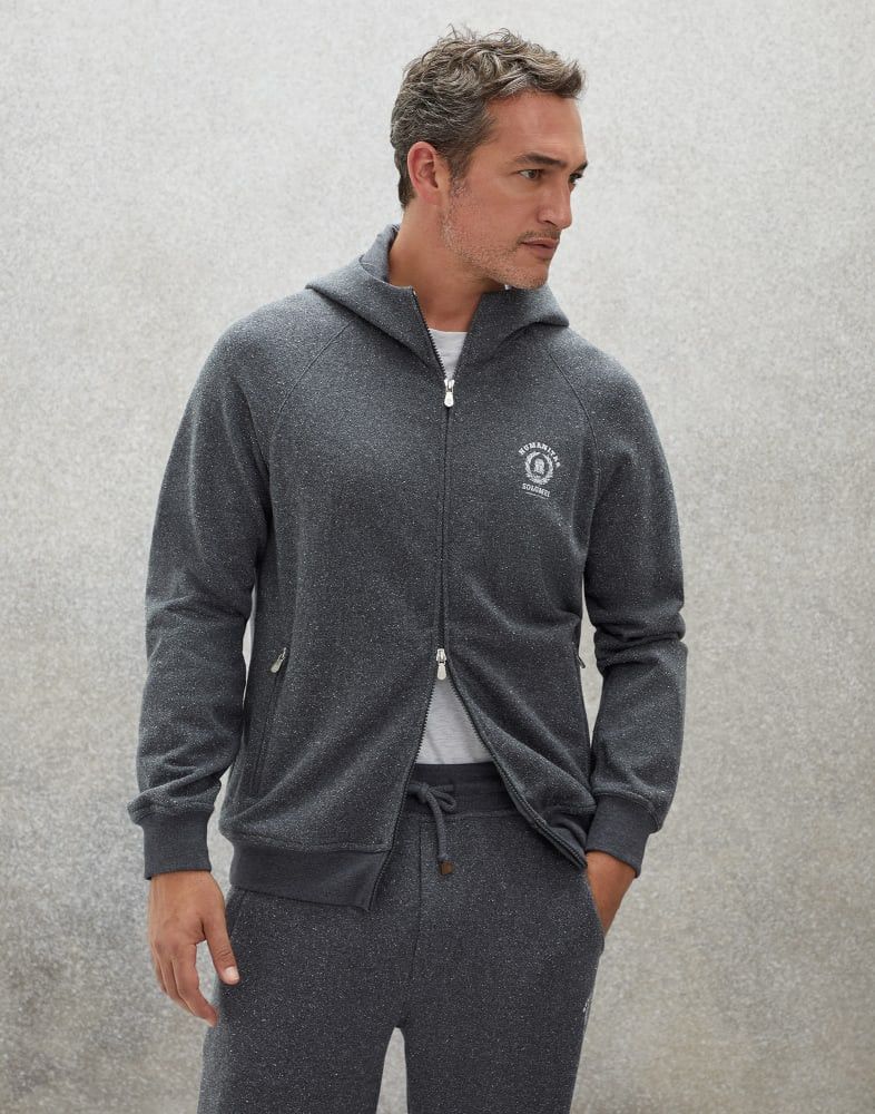 Brunello Cucinelli o1w1db10924 Cardigan Sweatshirt in Grey Size US L / EU 52-54 / 3 - 1 Thumbnail