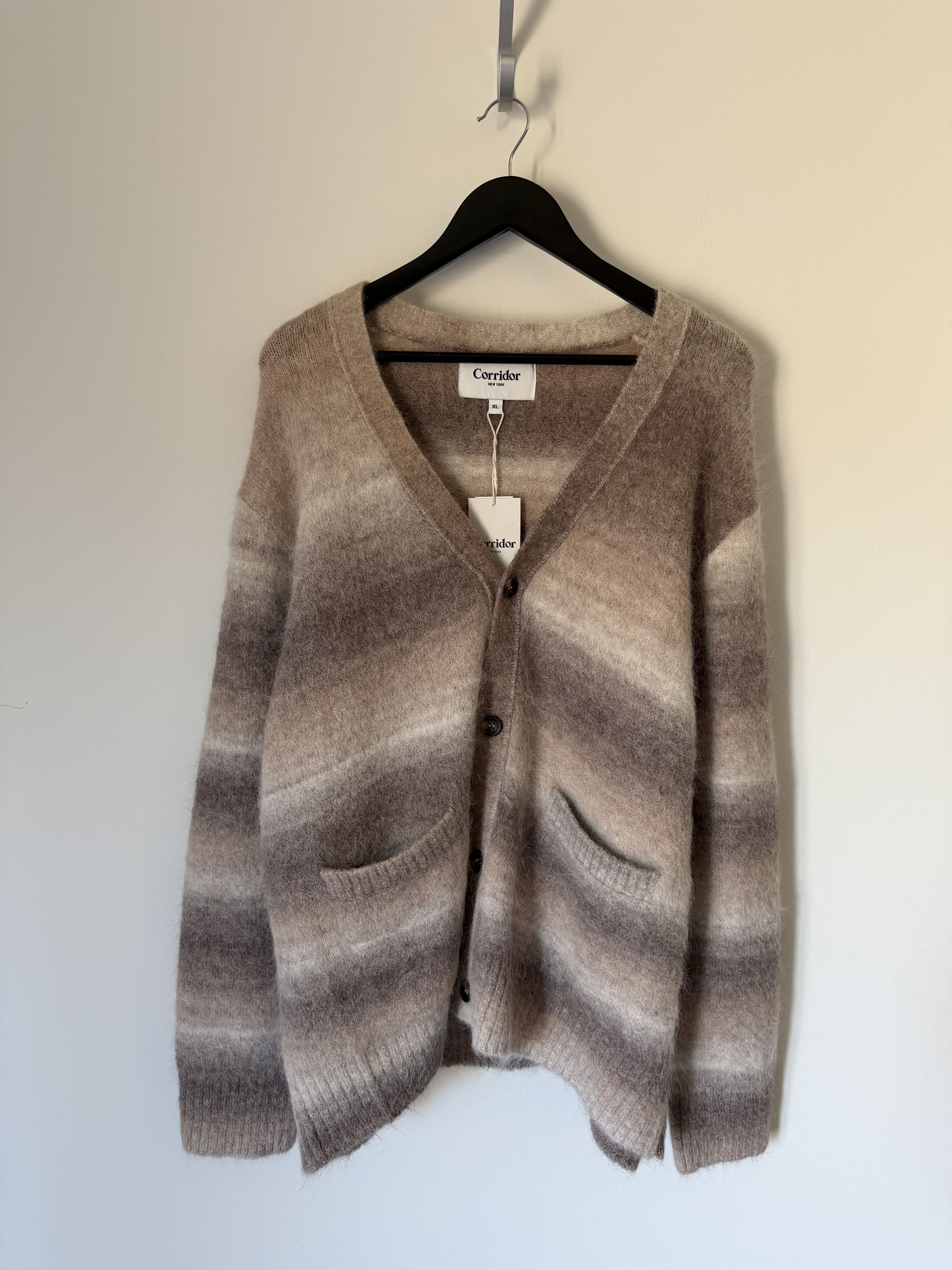 Corridor Corridor Ombre Alpaca Cardigan in Natural Size US XL / EU 56 / 4 - 1 Thumbnail
